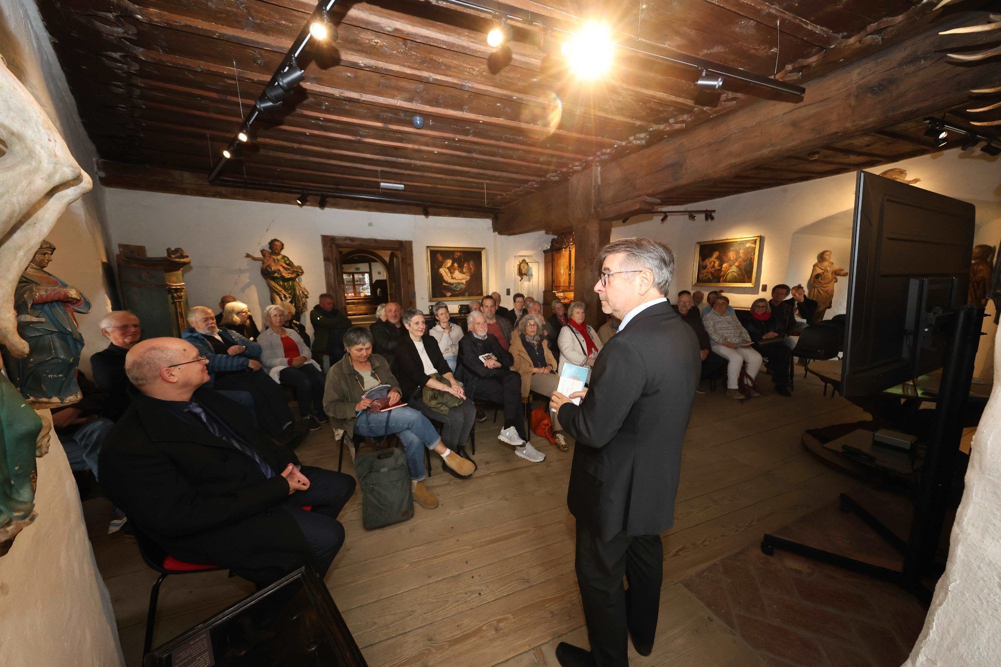 Vereinsobmann Martin Caldonazzi begrüßte die BesucherInnen.