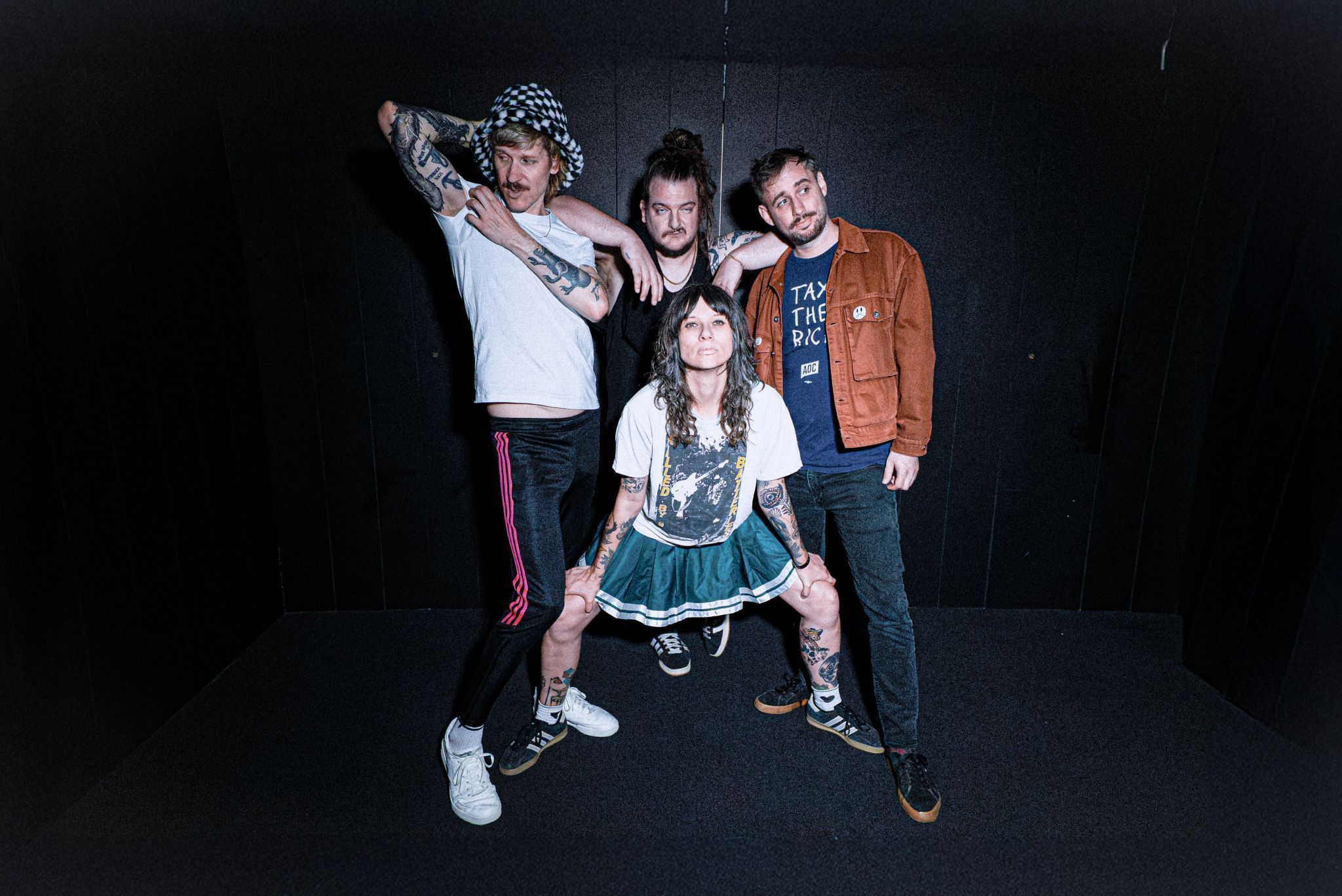 (Fotos: Spielboden) Die Wiener Band Baits bringt beim Dynamo Festival energiegeladenen Indie- und Punkrock auf die Bühne des Spielbodens.