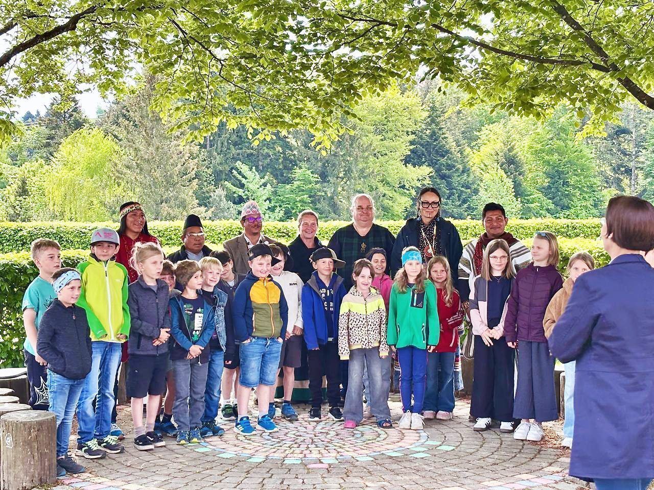 Der Garten der Volksschule Buch als 