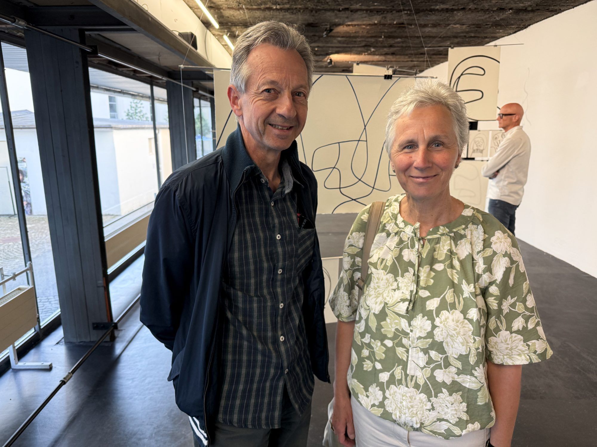 Ingeborg und Willi Kühmayer schlenderten durch die Kunst