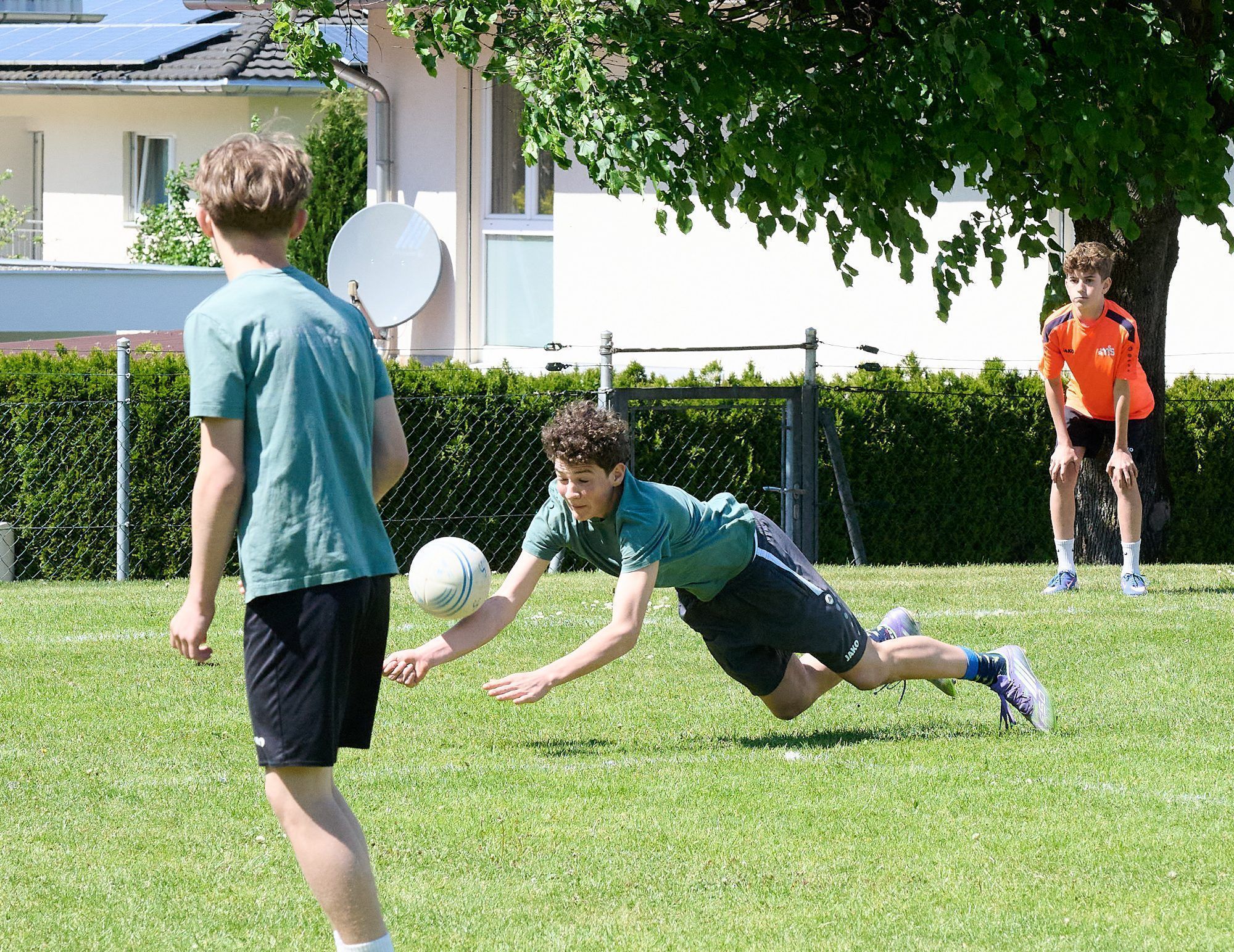 Vollster Einsatz aller Spieler.