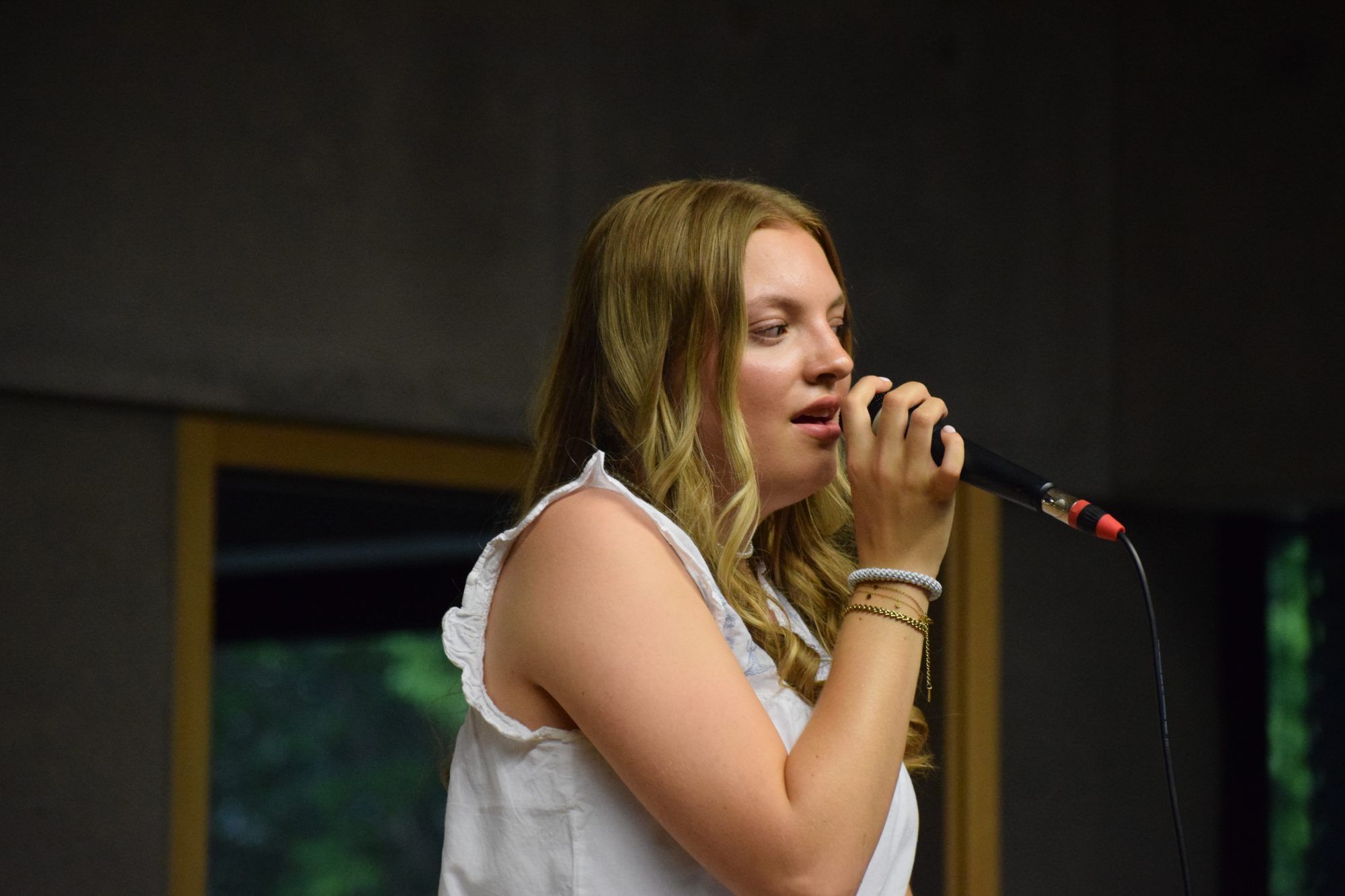 Lina Holzmann ließ mit ihrem Song „What if“ aufhorchen.