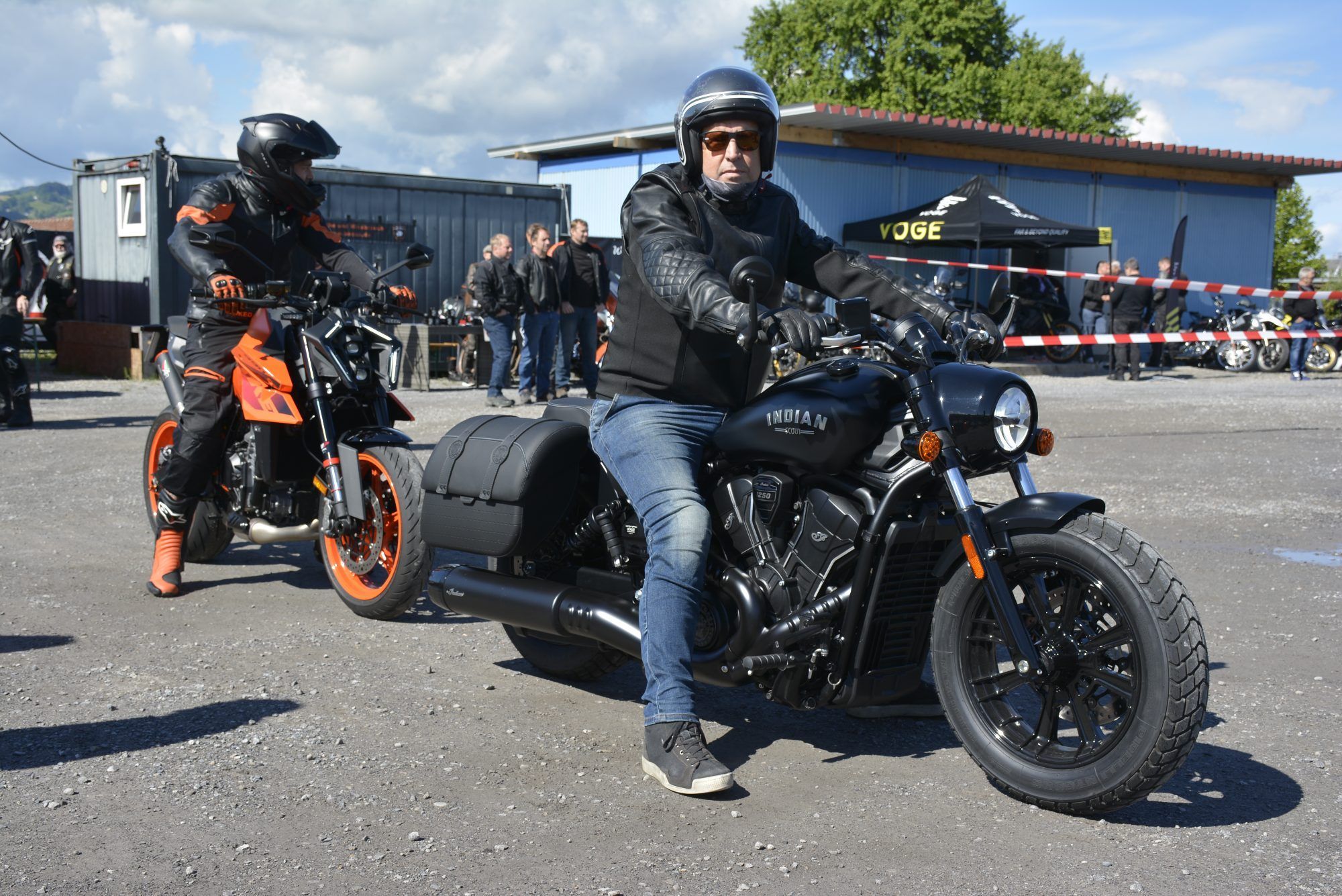 Pfarrer Alois kam in Lederkluft – und 350 Biker folgten ihm nach Hard
