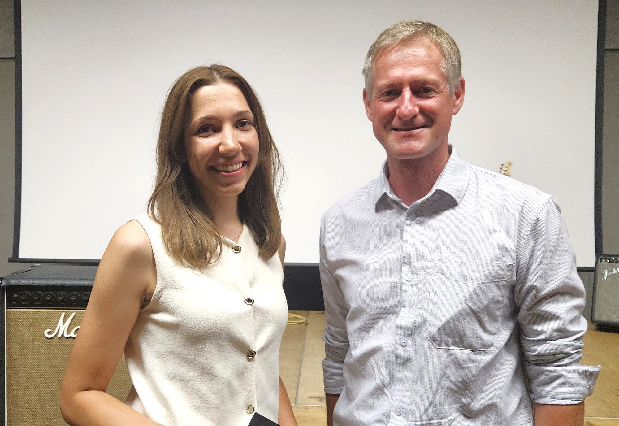 ABA-Koordinatorin Sabrina Weißenbach und Markus Flatz.