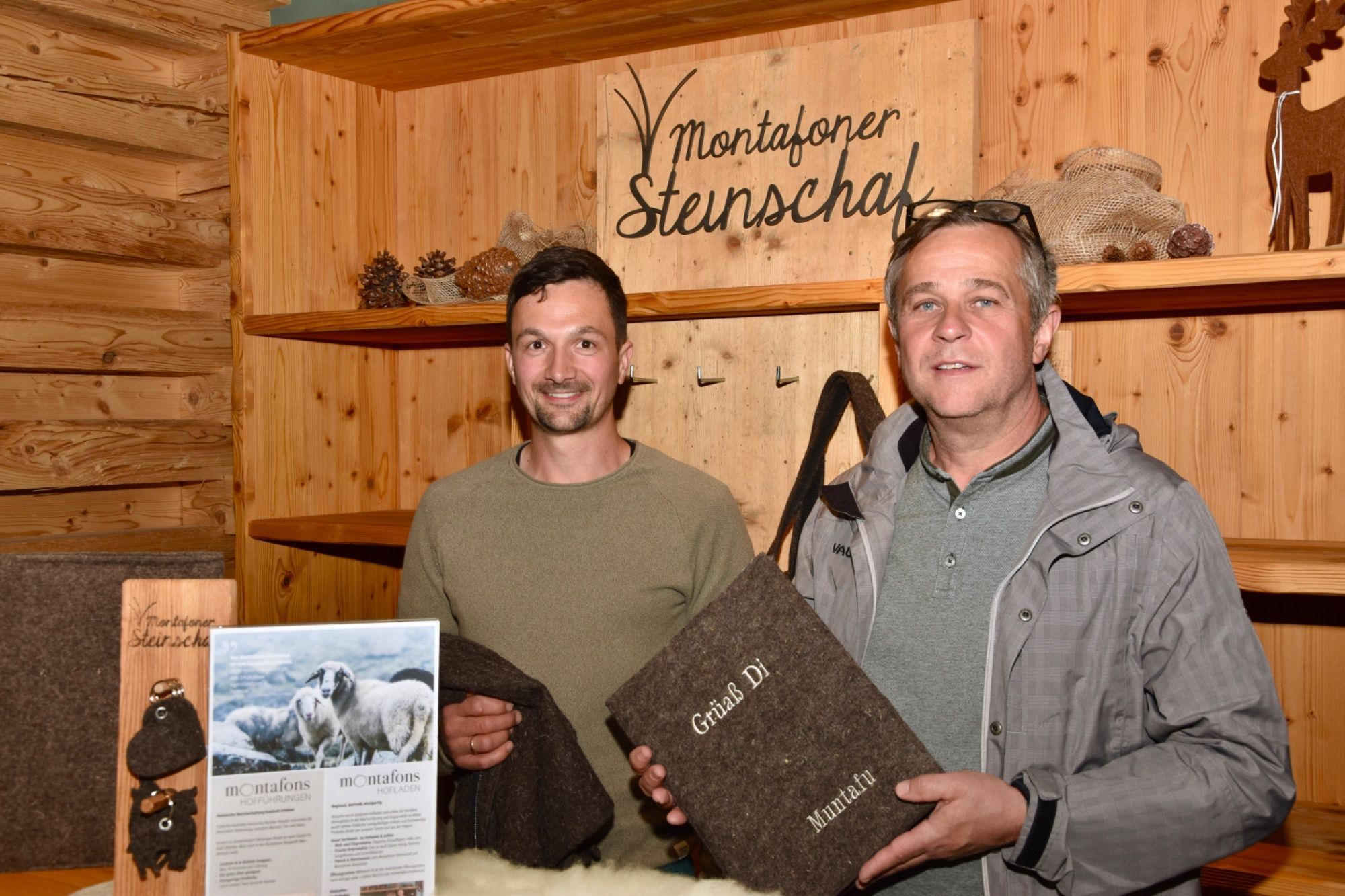 Martin Mathies und Peter Kasper (Montafoner Steinschaf)