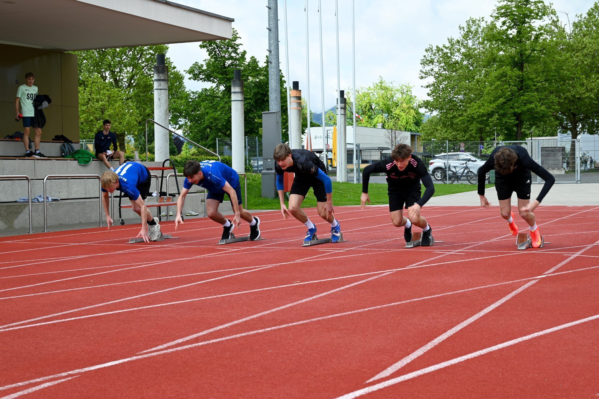 Die Athletinnen und Athleten gaben alles beim Wettkampf.