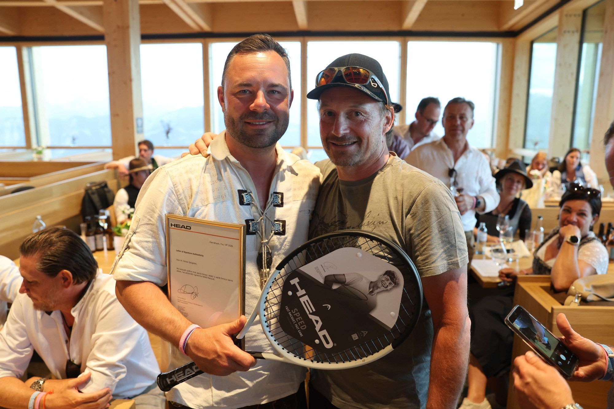 Marco Burn und Rainer Salzgeber.