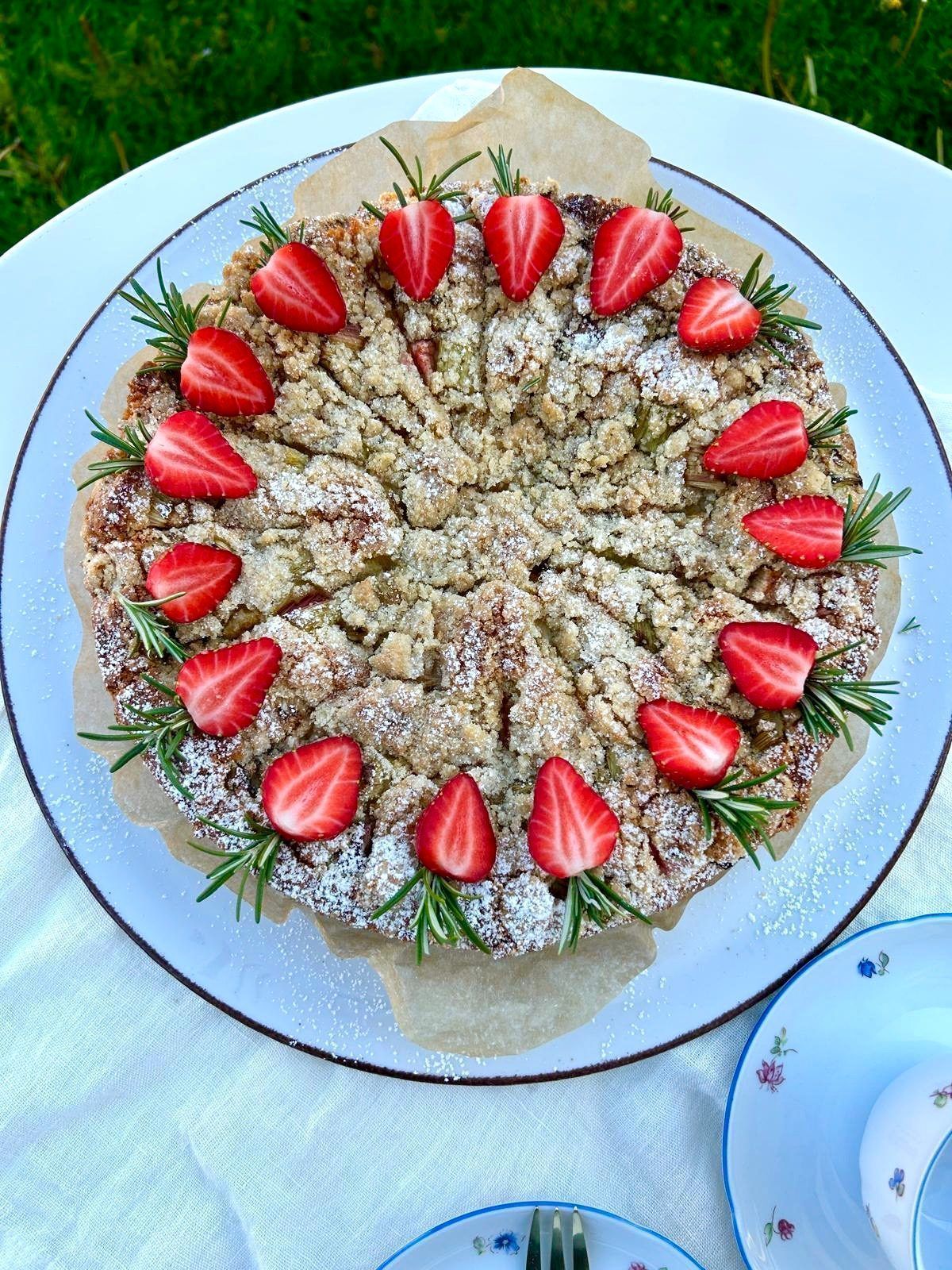 Rhabarber-Streusel-Kuchen
