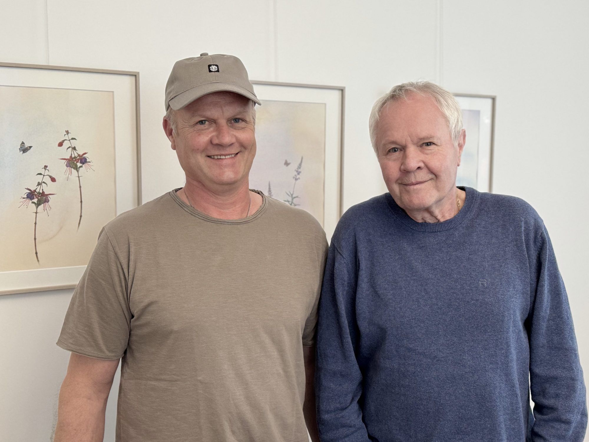 Raumausstetter Wolfgang Rasser und Fotograf Herbert Rasser.