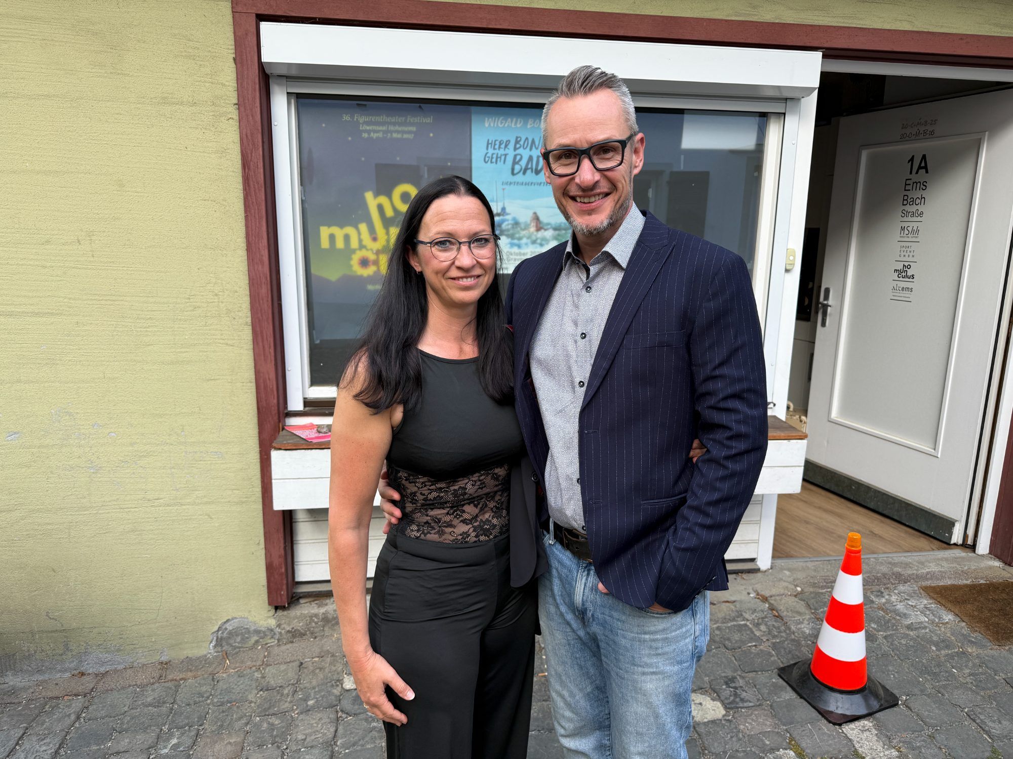Daniela und Mike Metelko bestaunten das Kunstwerk