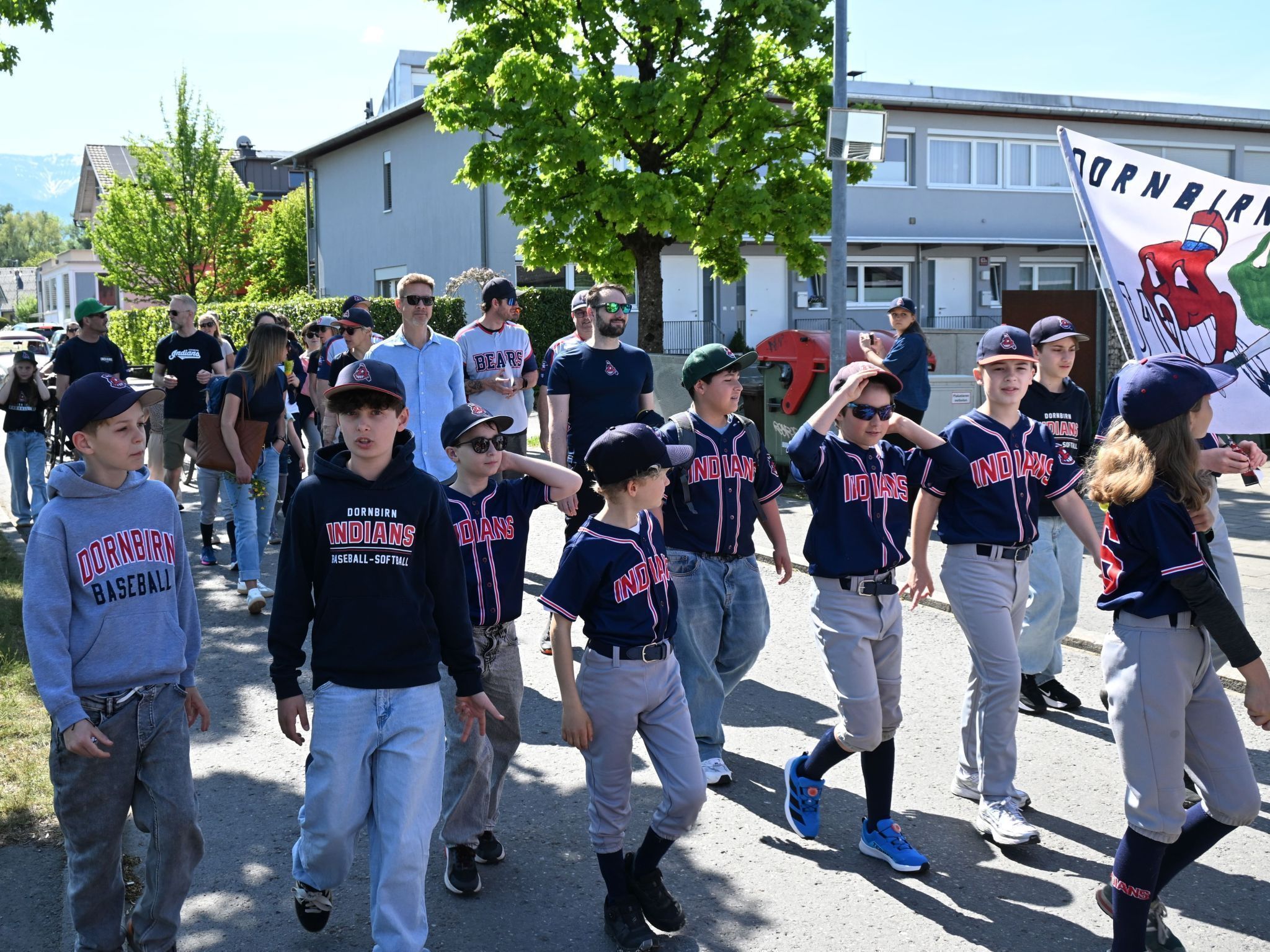 Gemeinschaft wurde bei den Dornbirn Indians auch abseits des Spielfelds gelebt.