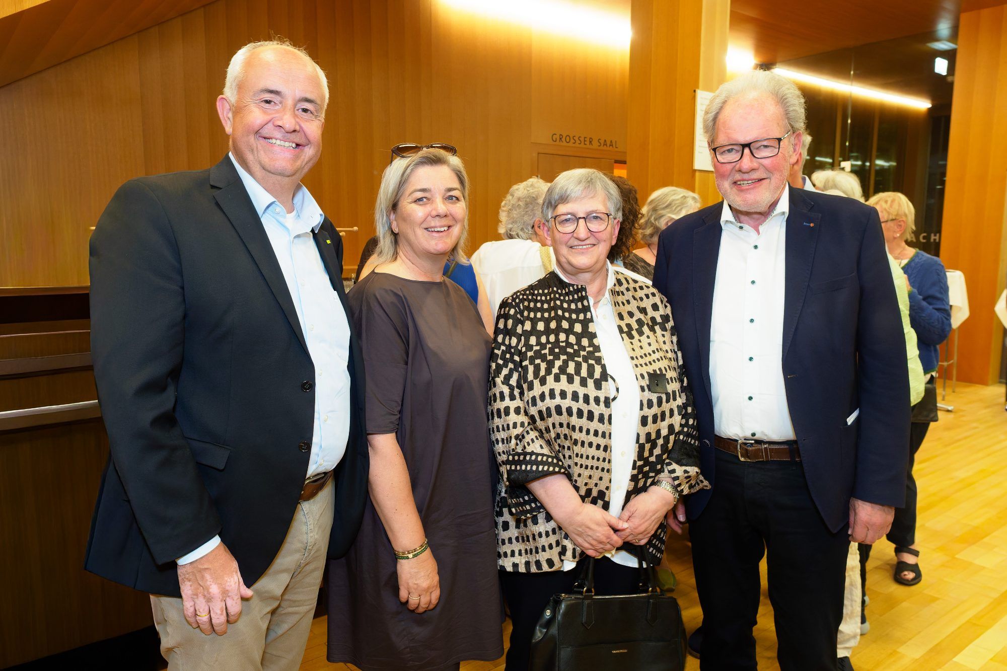 Bgmst. Manfred Böhmwalder mit Gattin Christine, Roswitha und Werner Huber