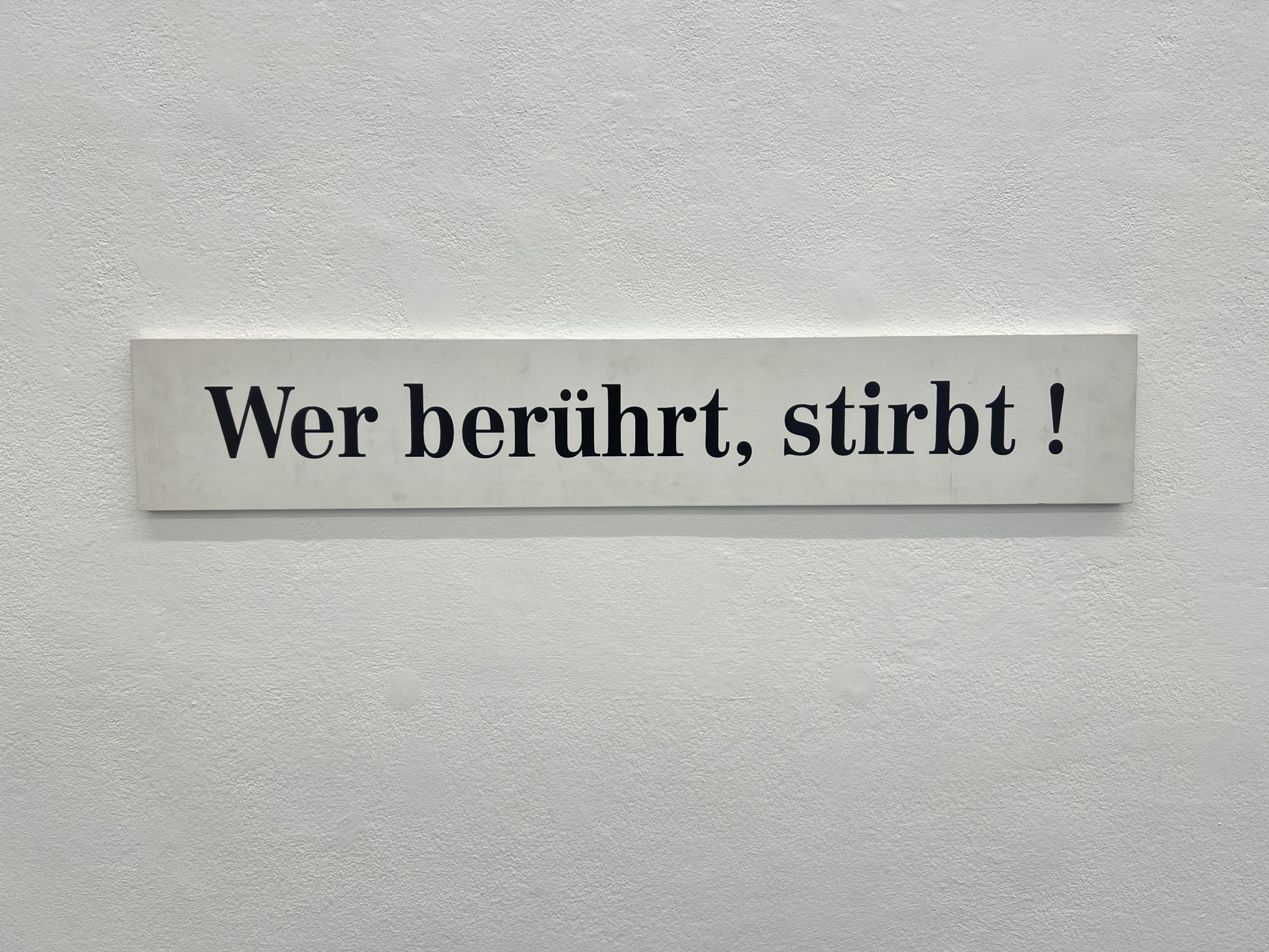 Eine eindeutige Botschaft