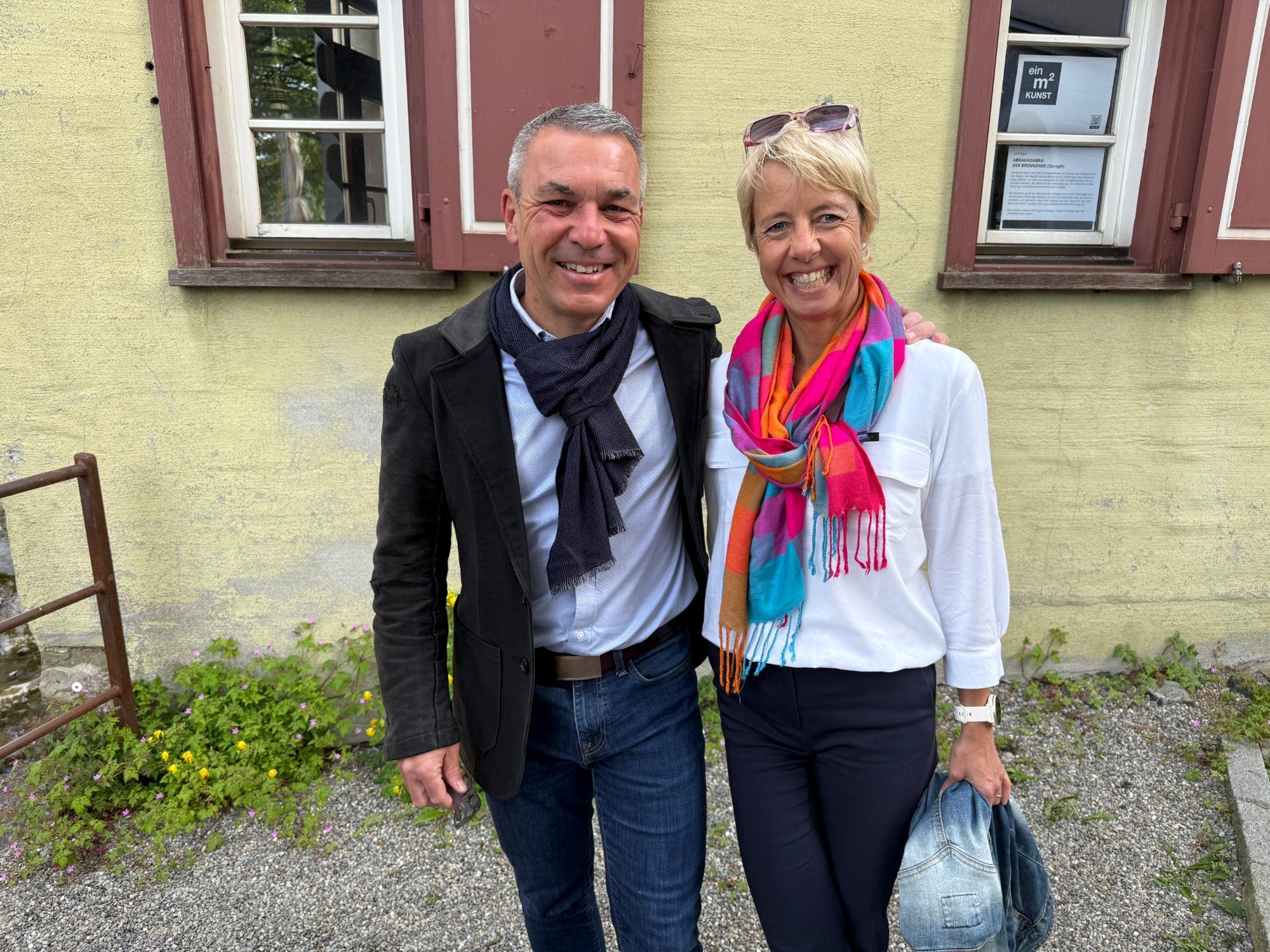 Marisa und Bernd Klemisch kamen an den Emsbach