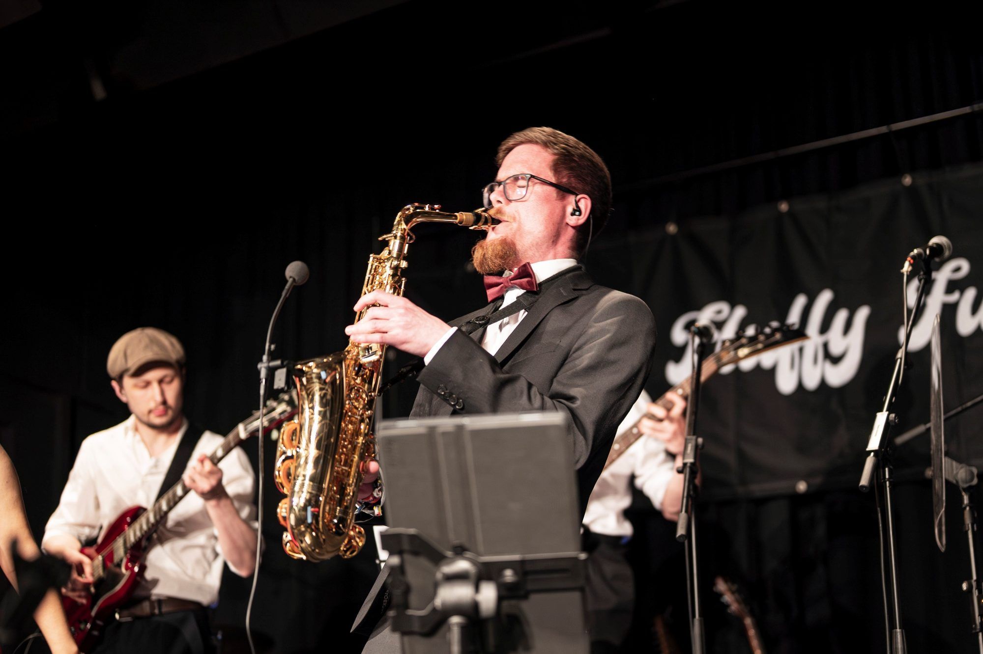 Die Band „Fluffy Funk“ eröffnete den Konzertabend mit Jazz- und Funkklängen.