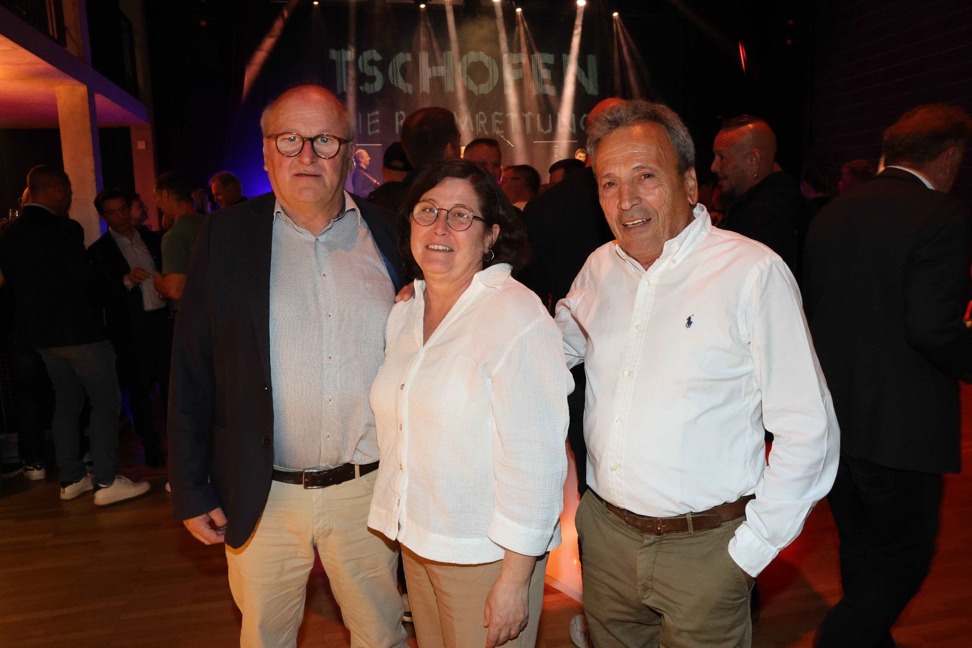 Walter und Heide Thöny mit Antonio Preite.