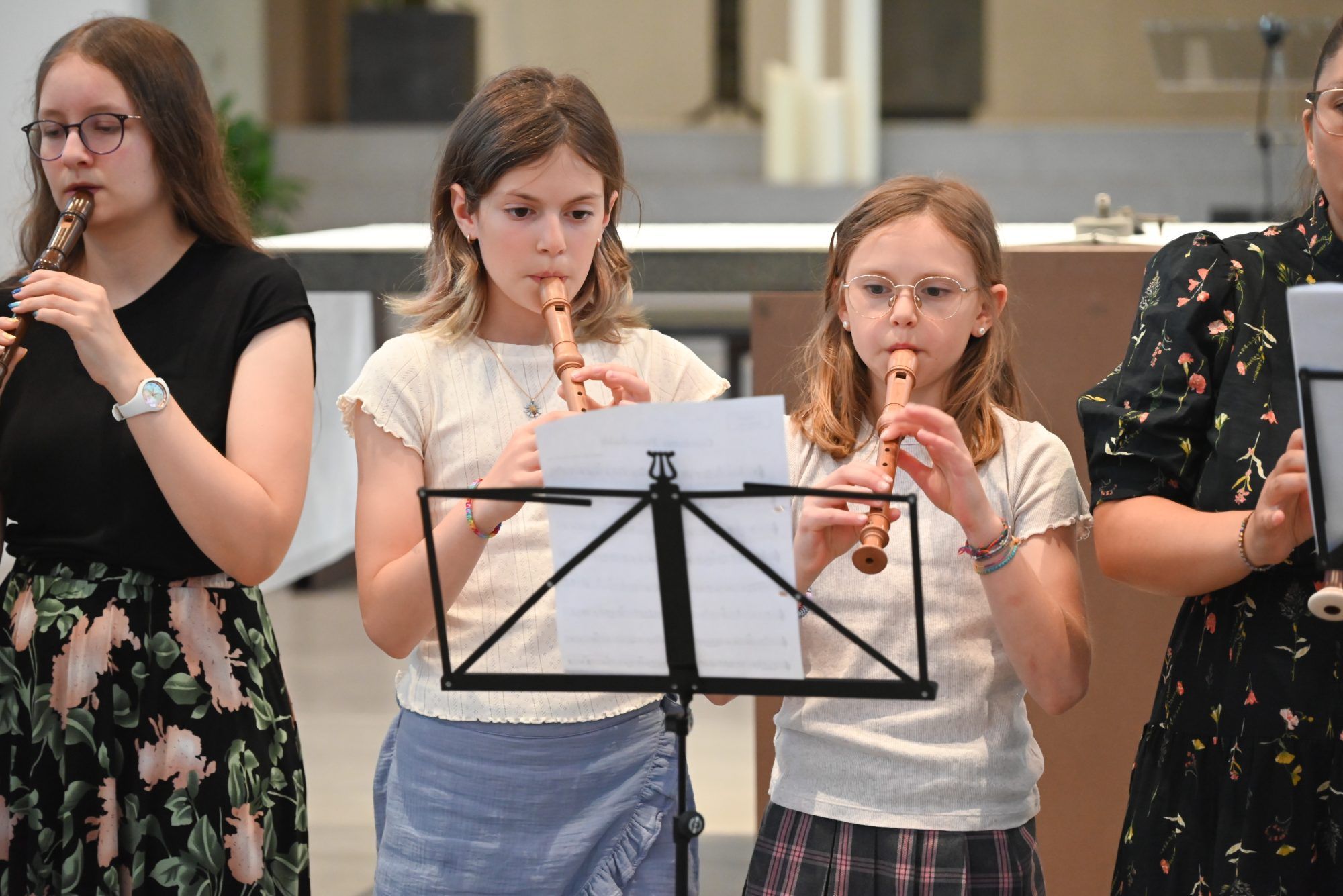 Flauto Dolce hießt das Konzert der Blockflöten-, Oboen-, Fagott- und Orgelschüler, das am Freitagnachmittag stattfand. 