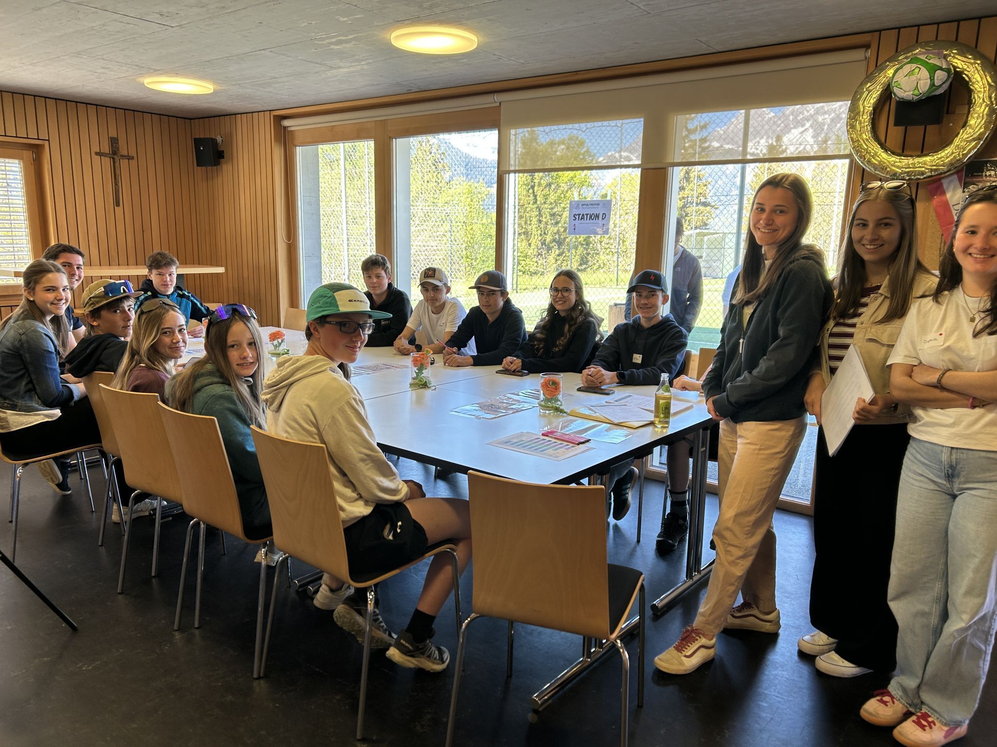 .... und auch knifflige Fragen gab es beim Gipfeltreffen.