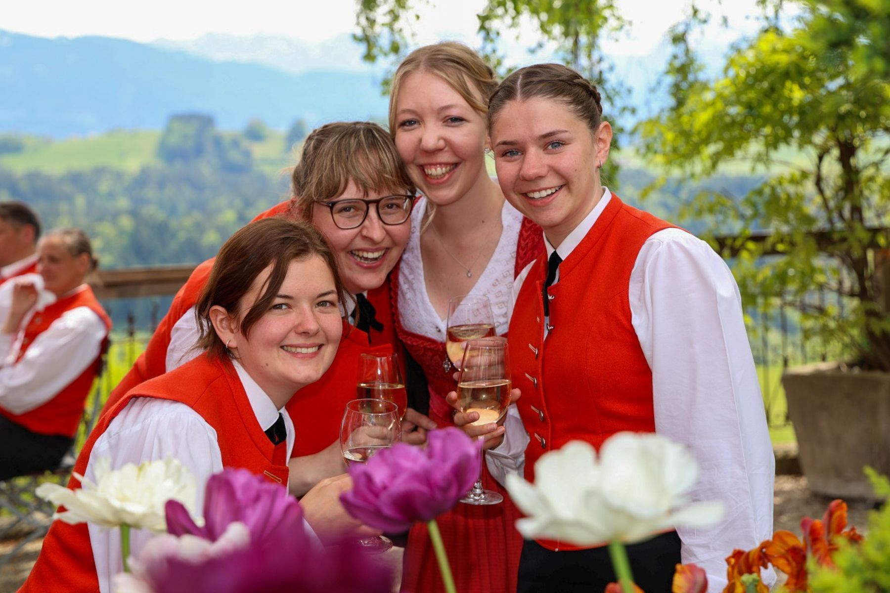 Gemütlicher Ausklang im Gasthaus Garten