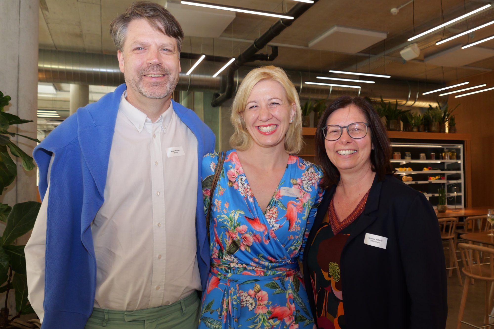 Robert und Maren Krimmer mit Rankweil Bürgermeisterin Katharina Wöß-Krall.