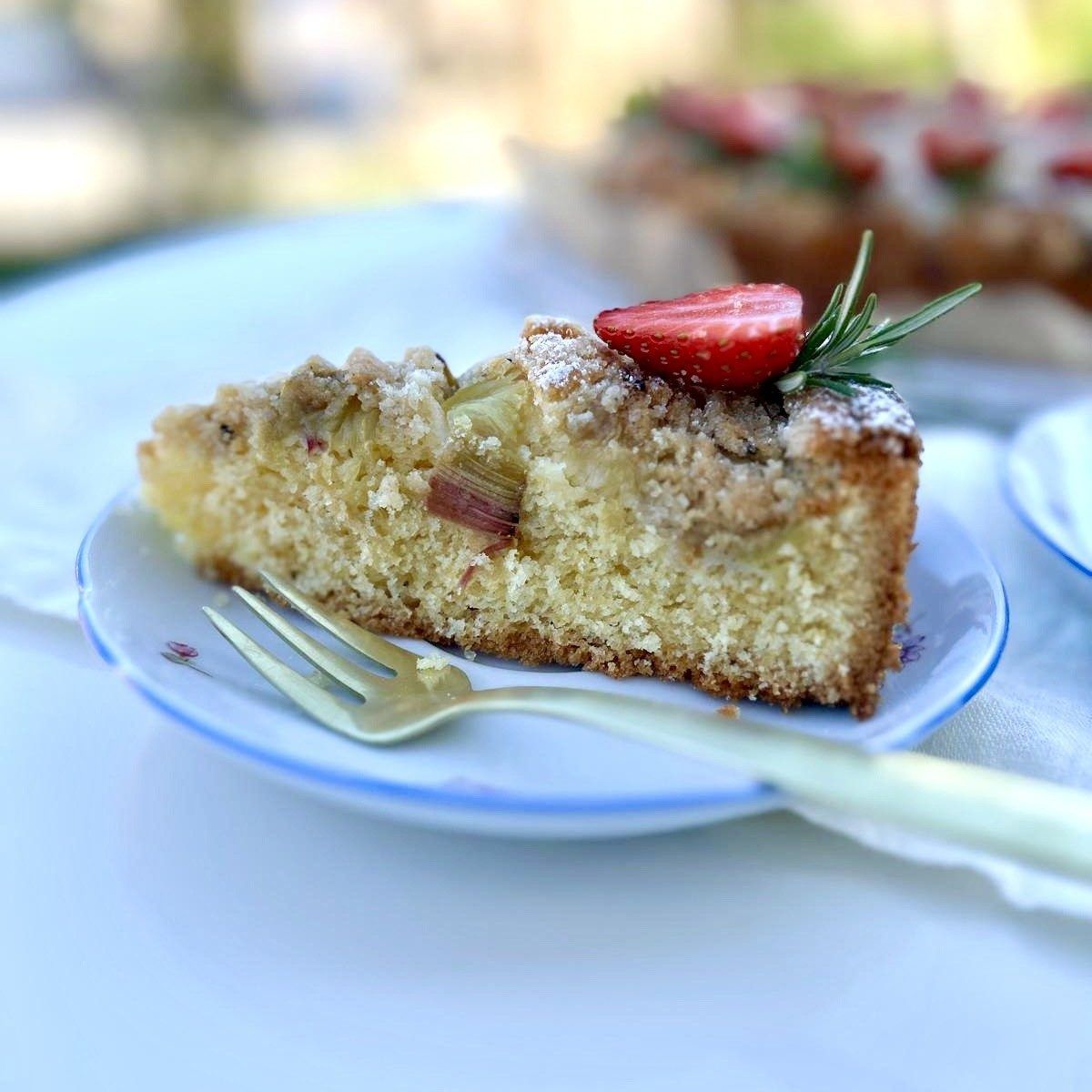 Rhabarber-Streusel-Kuchen