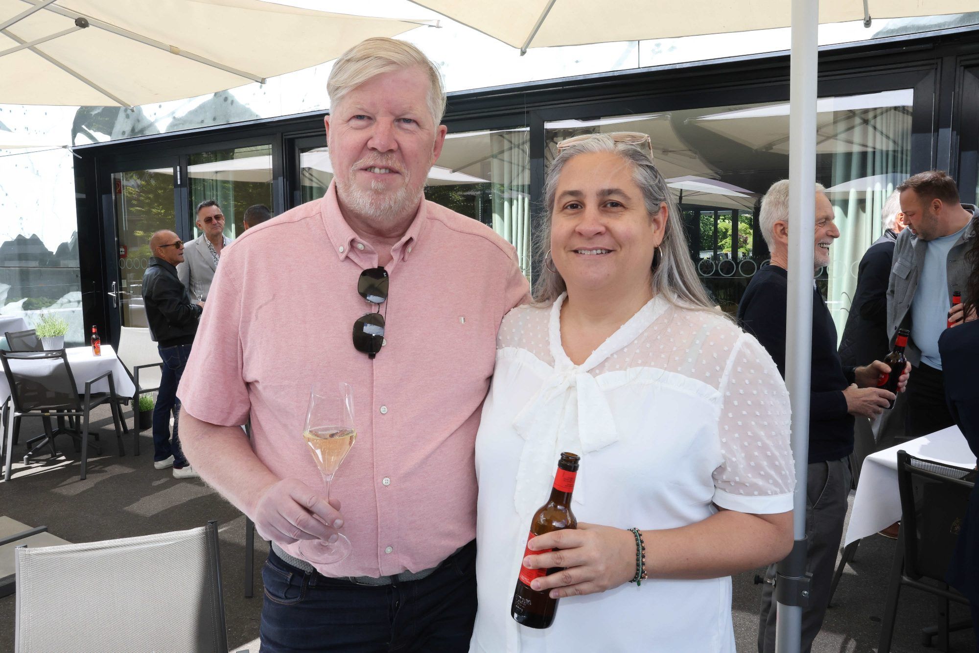 Christian Zickler (Hotel Kommod, Ruggell) und Susanne Zoppel.
