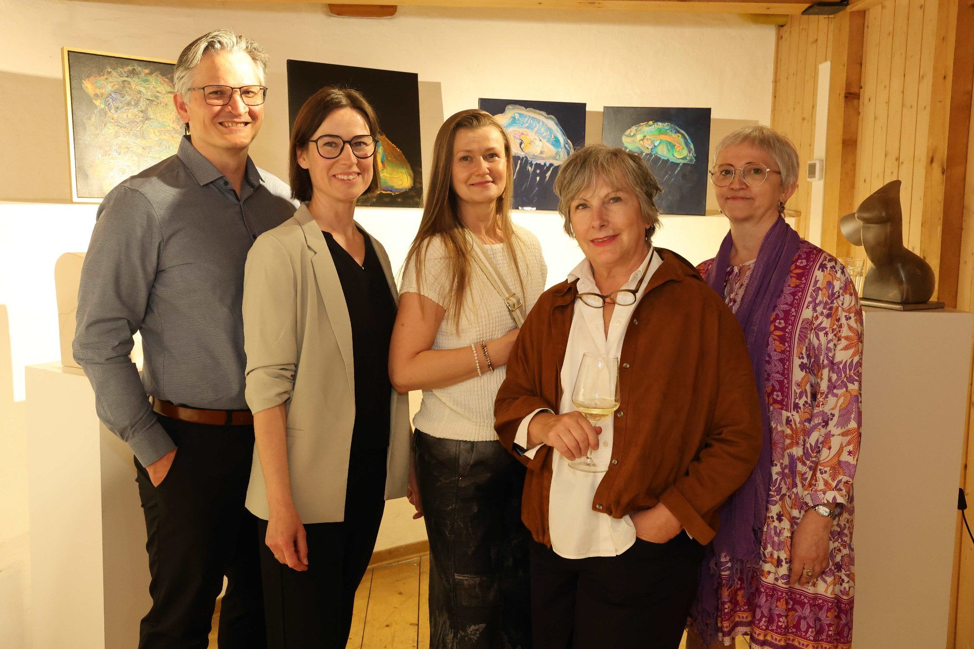 Eneriko Jurkovic, Carmen Jurkovic-Burtscher, Jolanta Maczka, Alexandra Partsch und Erika Schneiden.