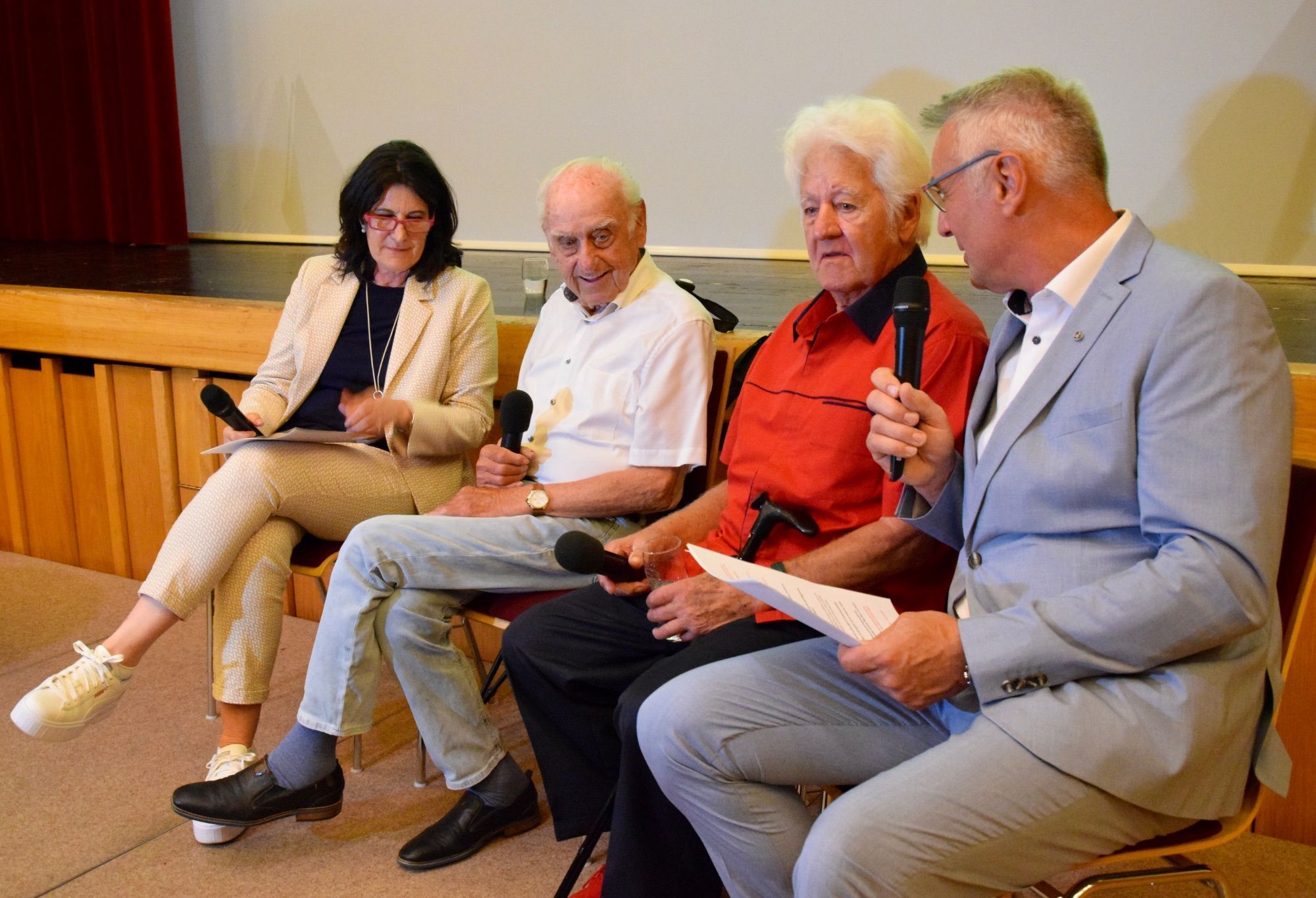 Isabell Esch-Rudolph, Armin Spalt, Kurt Burtscher und Jean-Luc Eckerlen