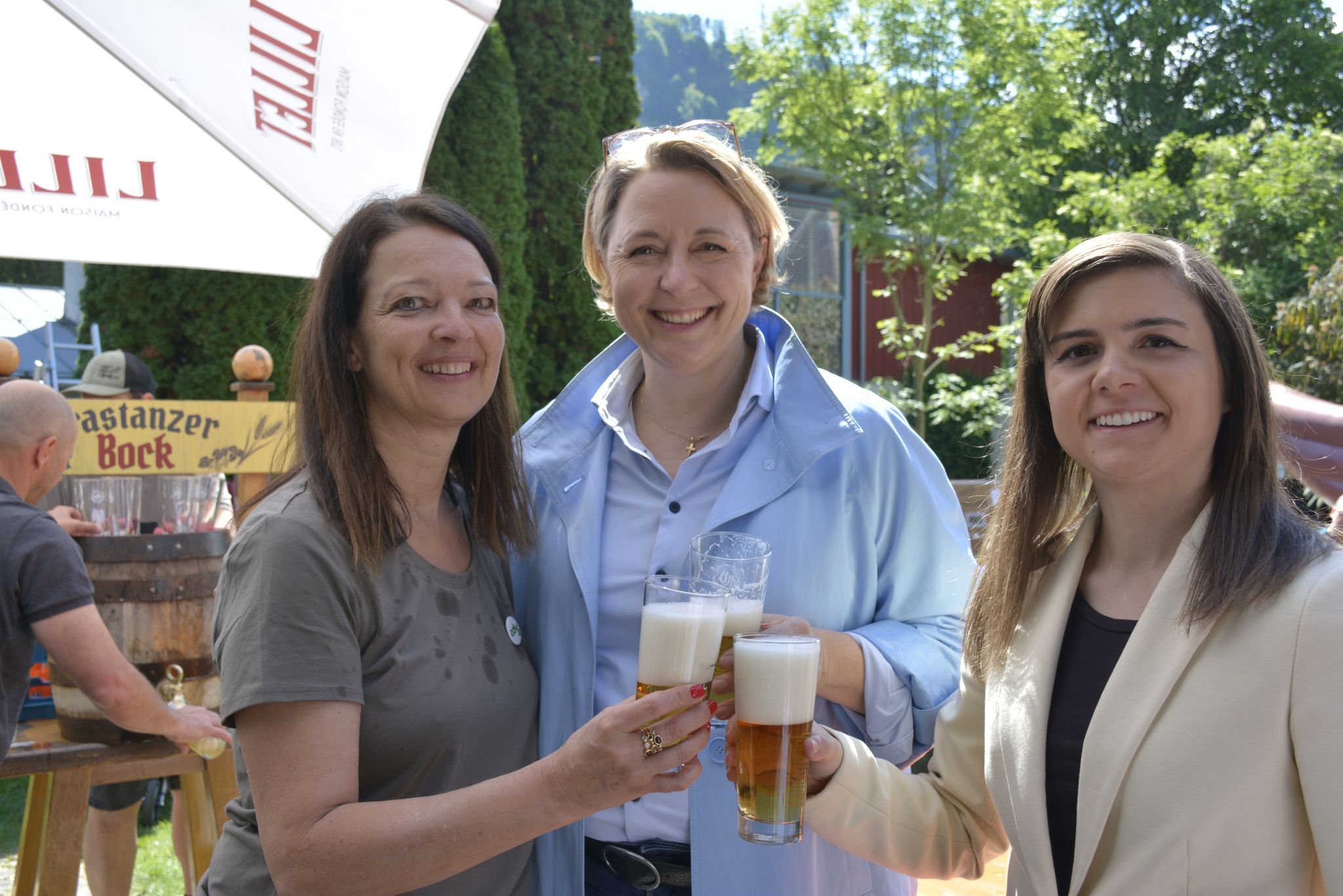 Andrea Petermann, Vize-Bgmstin Andrea Kerbleder, Fabienne Lackner