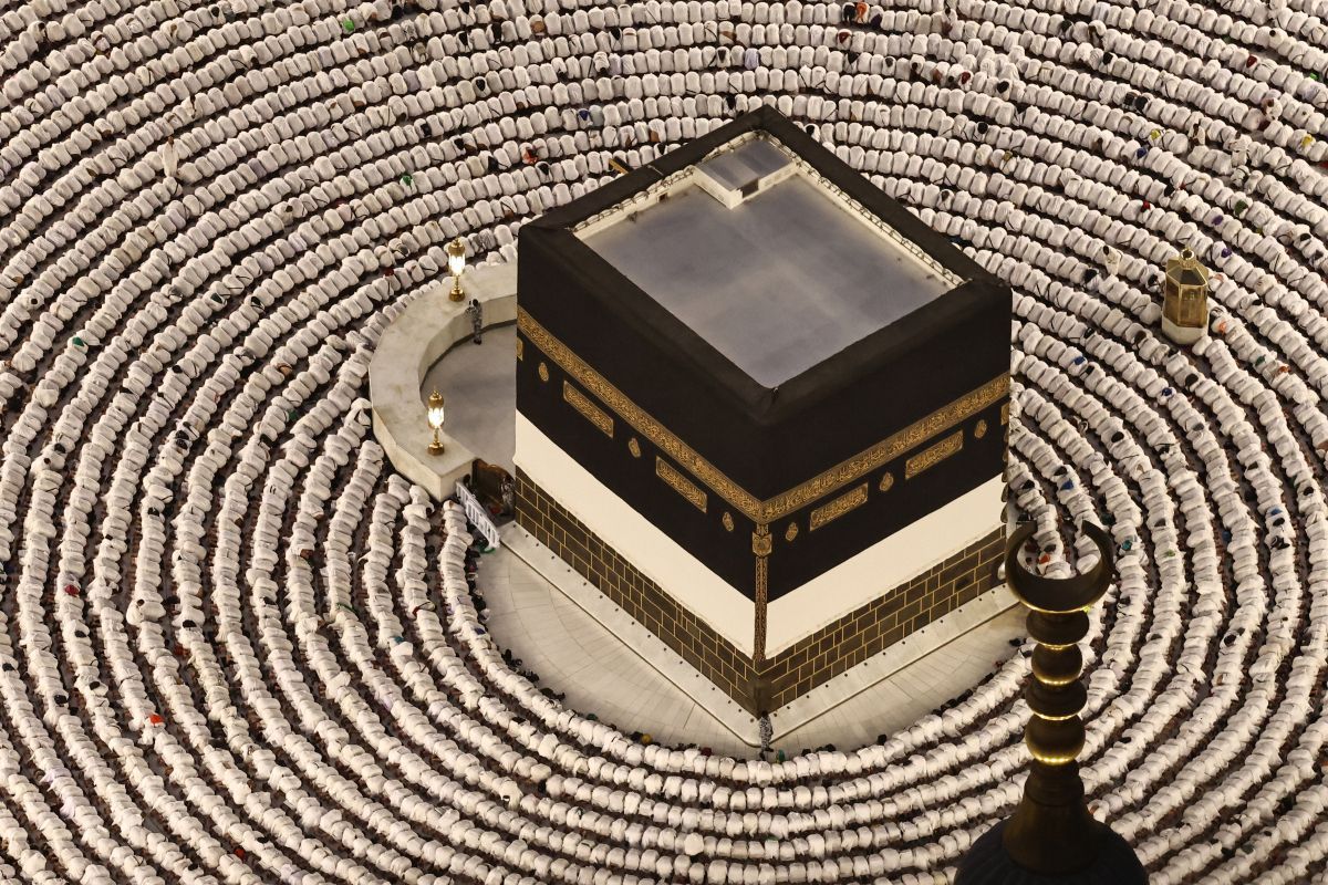 Muslimische Pilgerfahrt Hadsch endet
