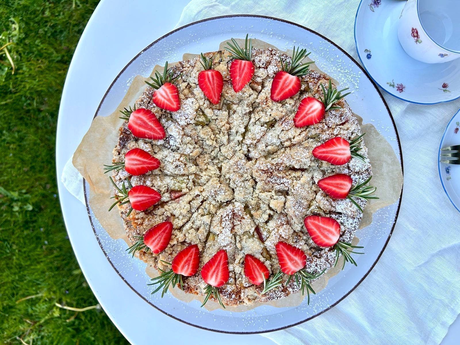 Rhabarber-Streusel-Kuchen