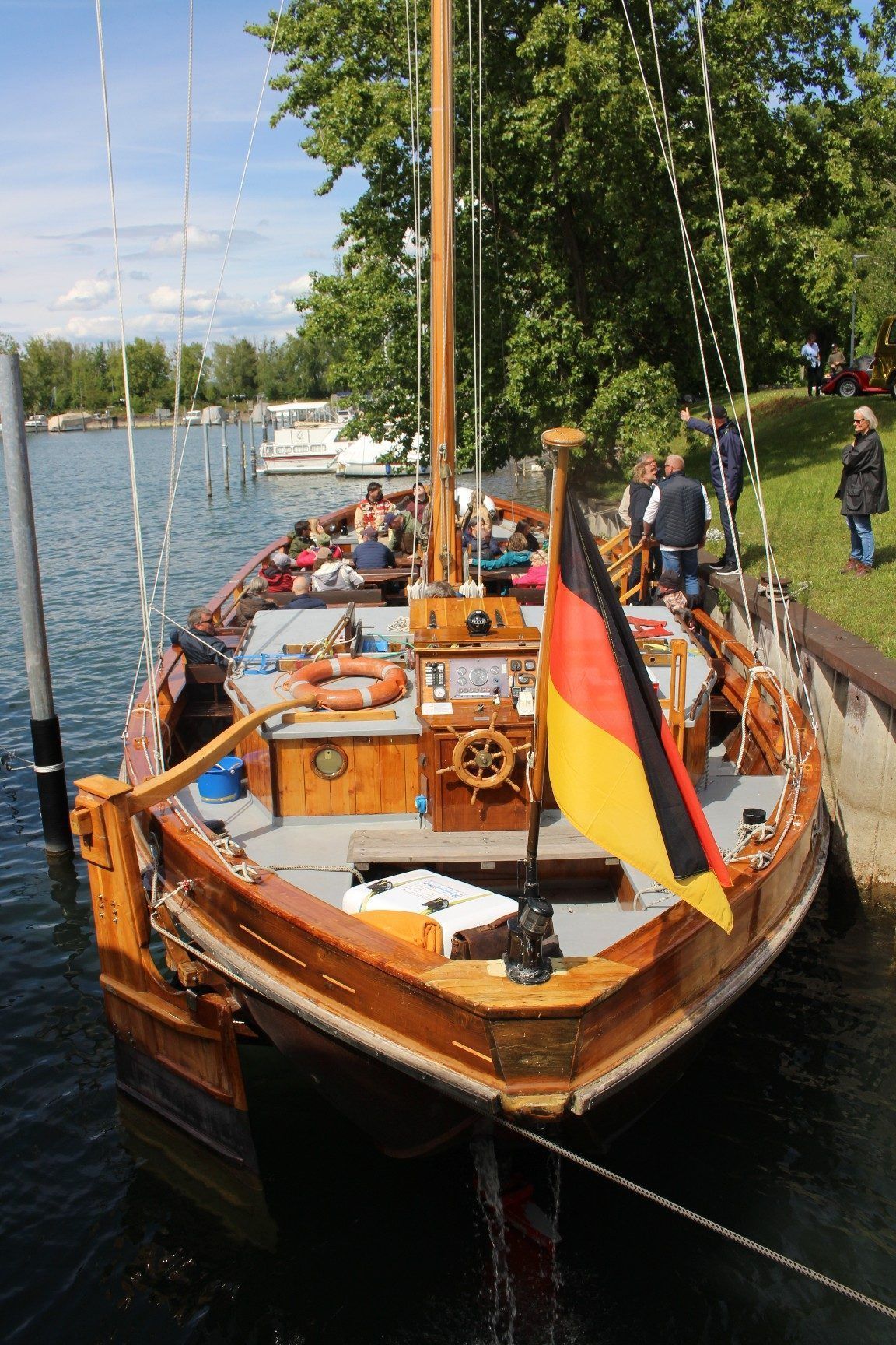 Einzigartig: der Nachbau einer Lädine, wie sie für den Gütertransport vom 14. bis Mitte des 20. Jahrhunderts auf dem Bodensee in Einsatz war.