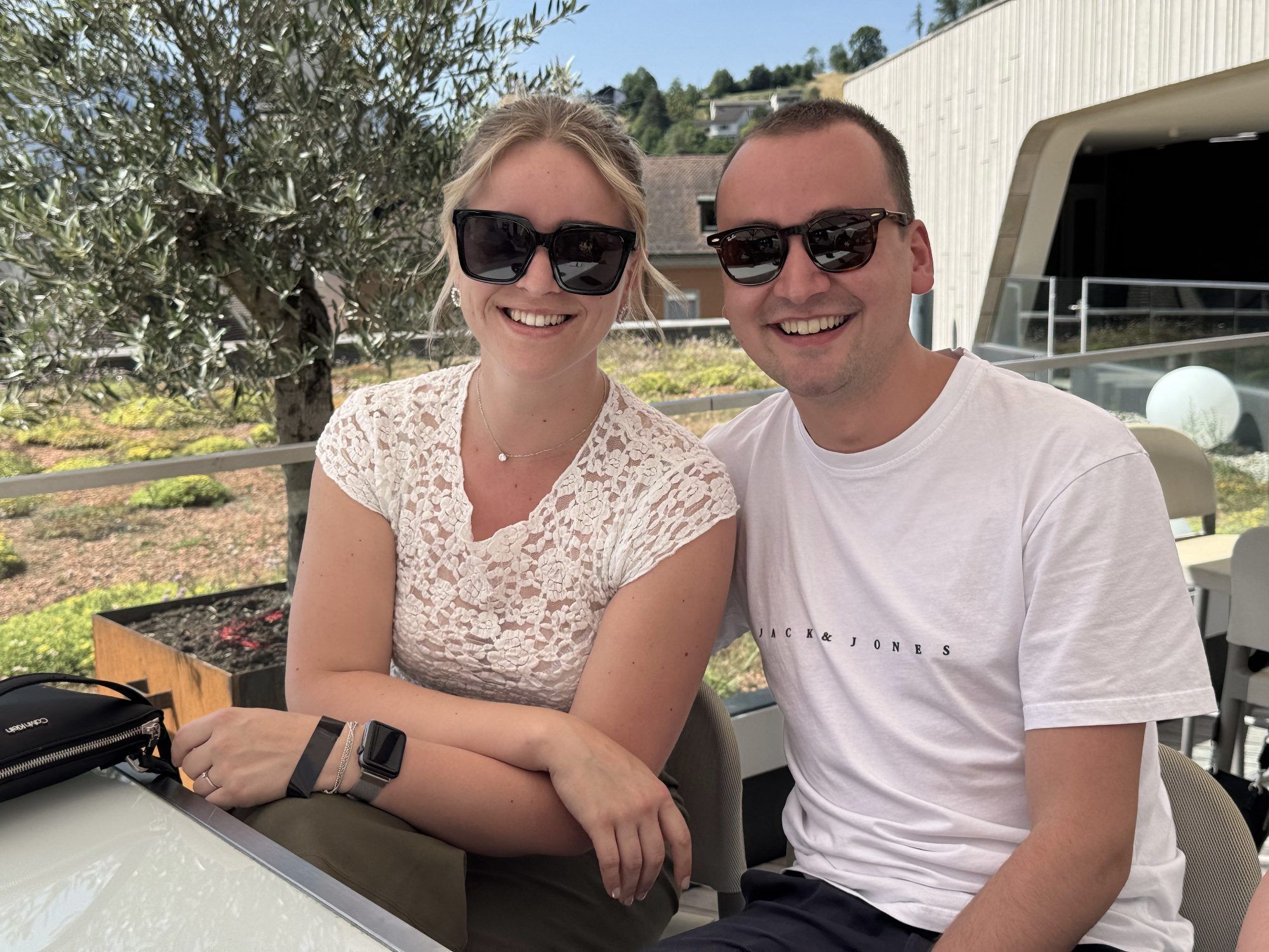 Martine und Manuel vom Krankenhaus Feldkirch.