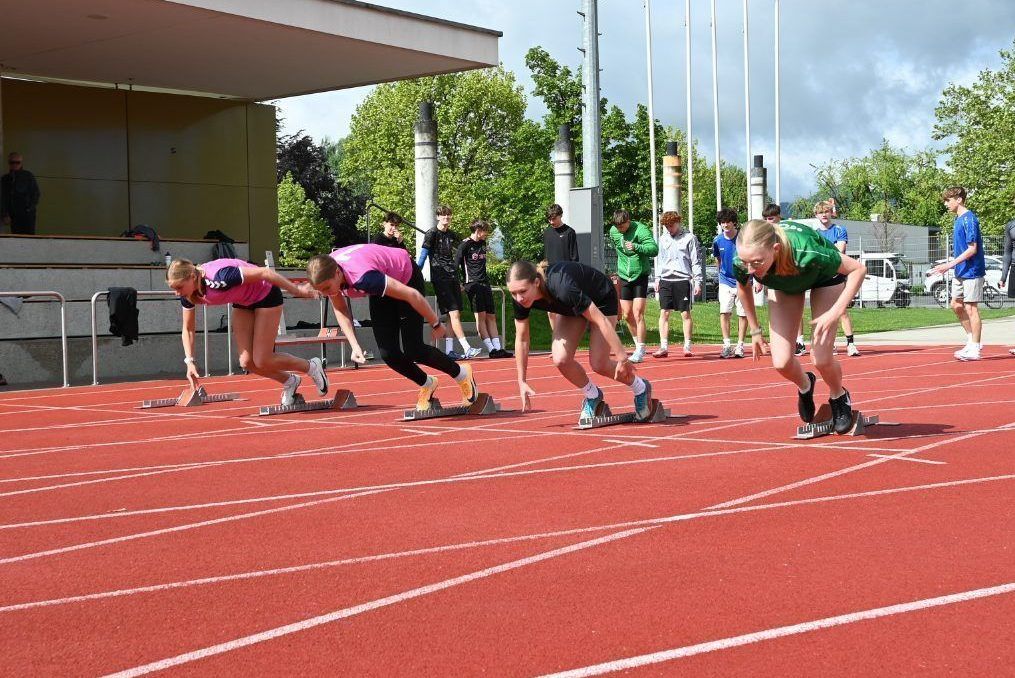 Die Athletinnen und Athleten gaben alles beim Wettkampf.