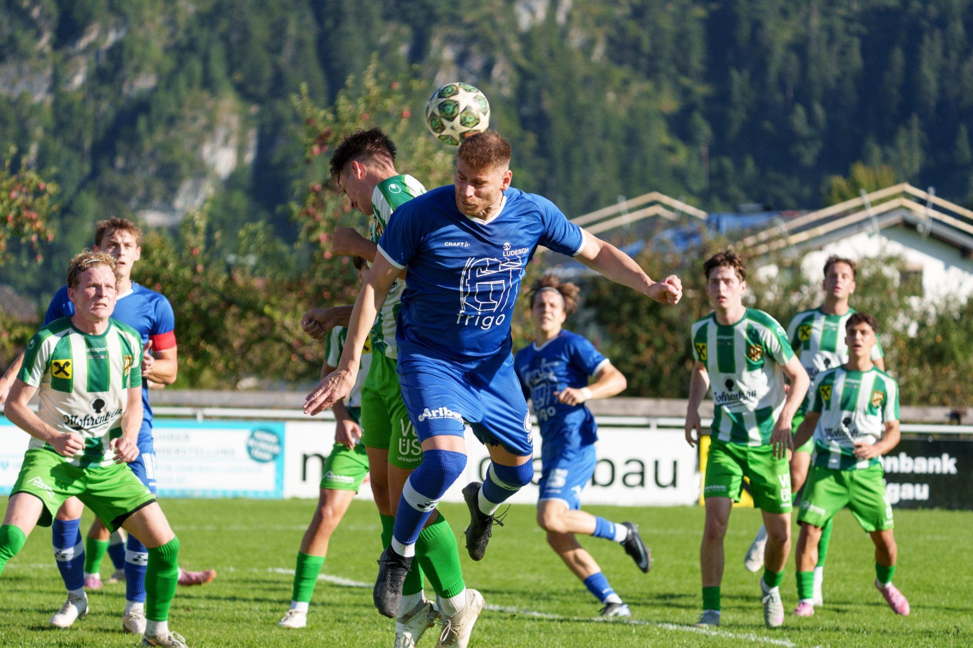 Ludesch Goalgetter Adem Kum traf auch gegen Feldkirch. VN-STIPLOVSEK
