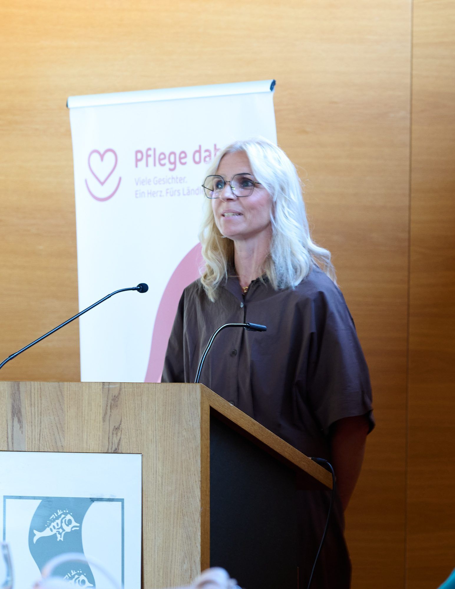 Pflegeleiterin Manuela Wehinger gab Einblicke ins vergangene Jahr. (Foto: KPV)