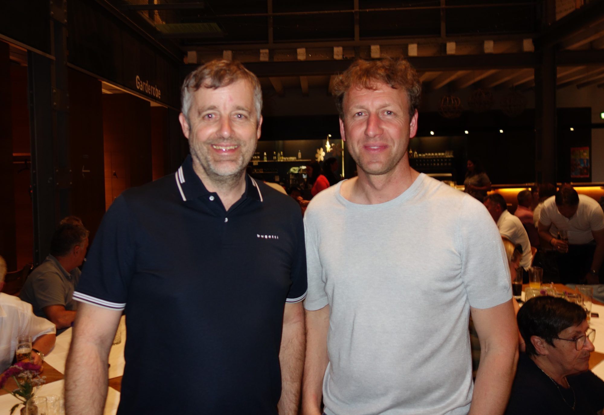 Die langjährigen Sponsoren Marc Hagspiel (li.) und Michael Pircher.