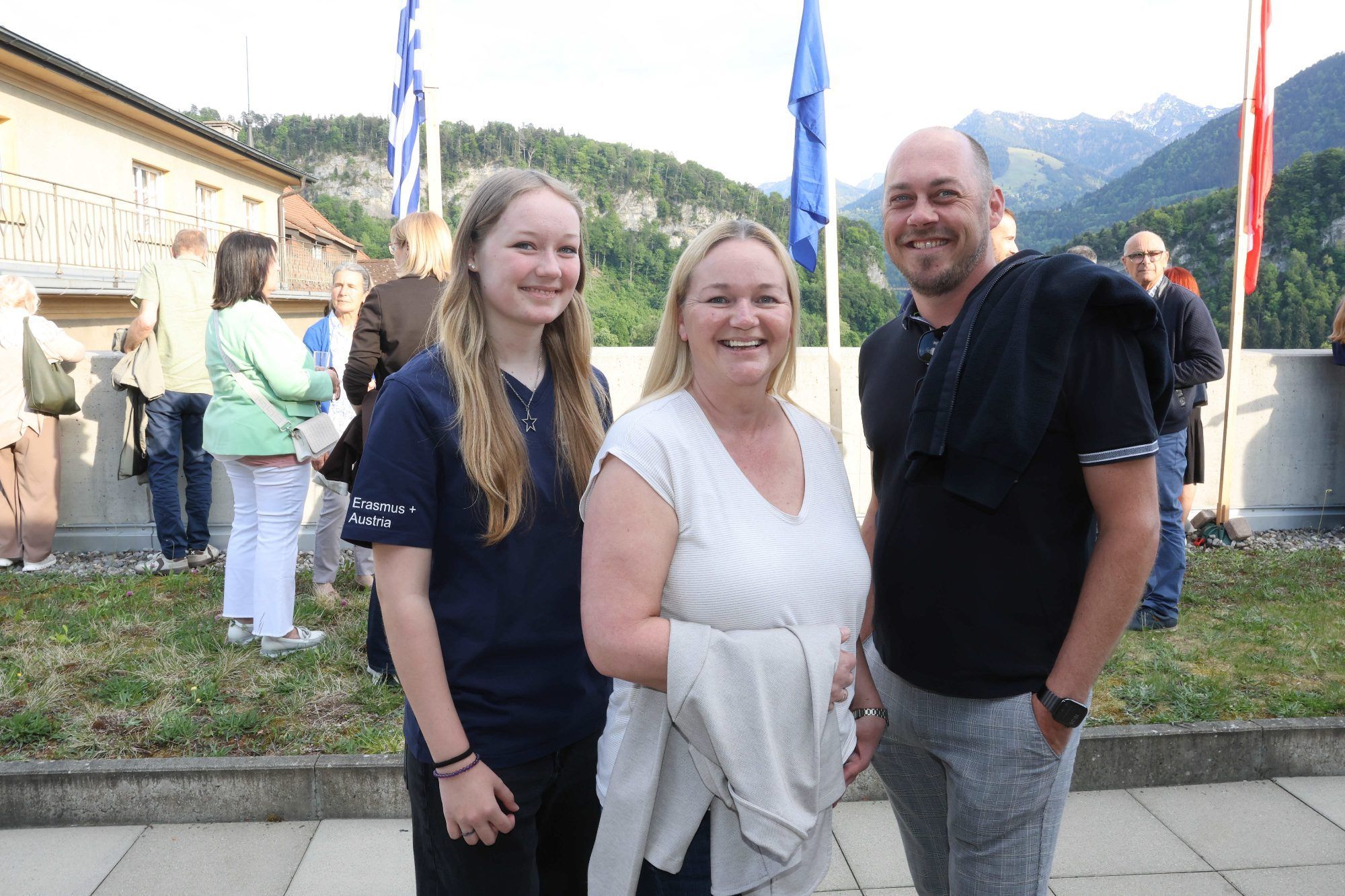 Hannah, Sabine und Bernd Nesensohn.