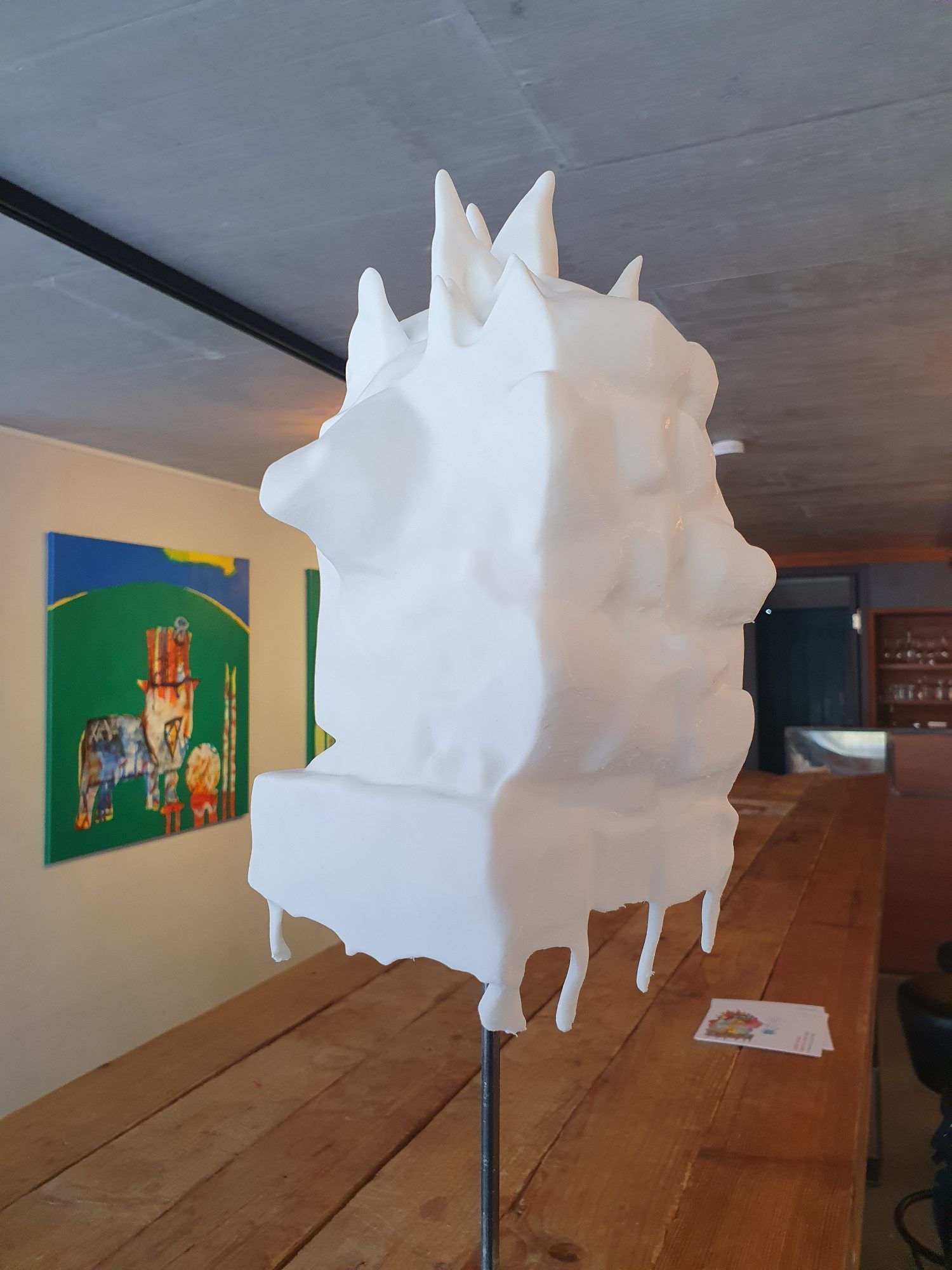 3D Skulptur  kopfn 3D Print PLA Stahl, 2025