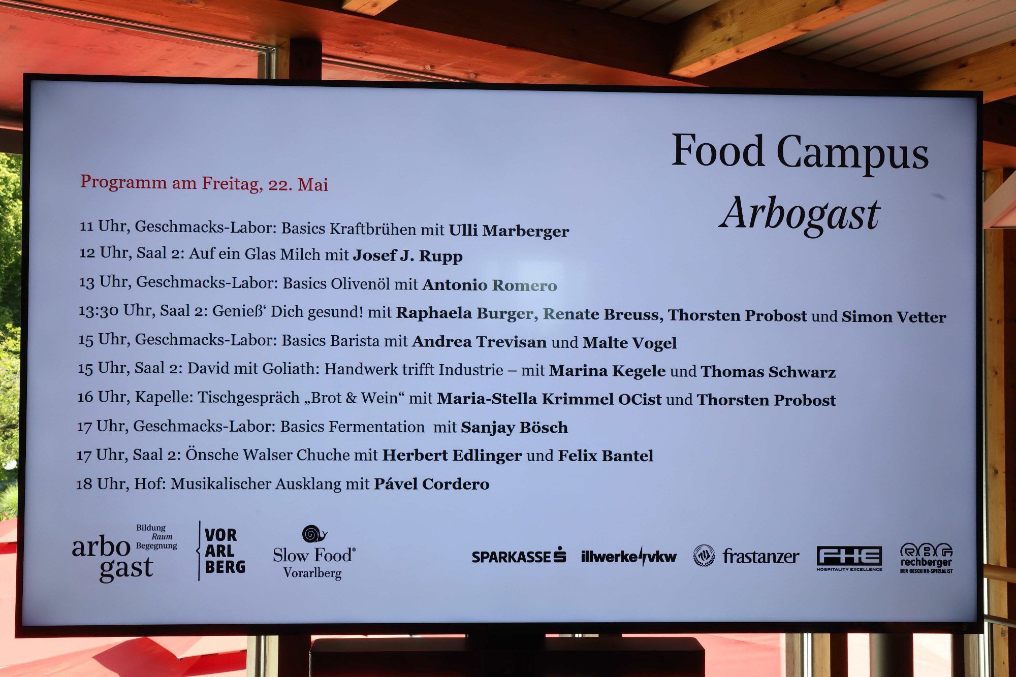 Zweites "Food Campus" in Götzis: Bildungsfestival für nachhaltigen Genuss und regionale Produkte