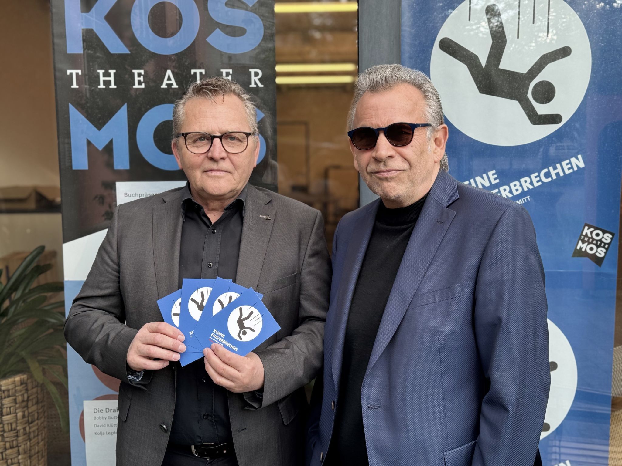 Die Theatermacher Augustin Jagg und Hubert Dragaschnig.