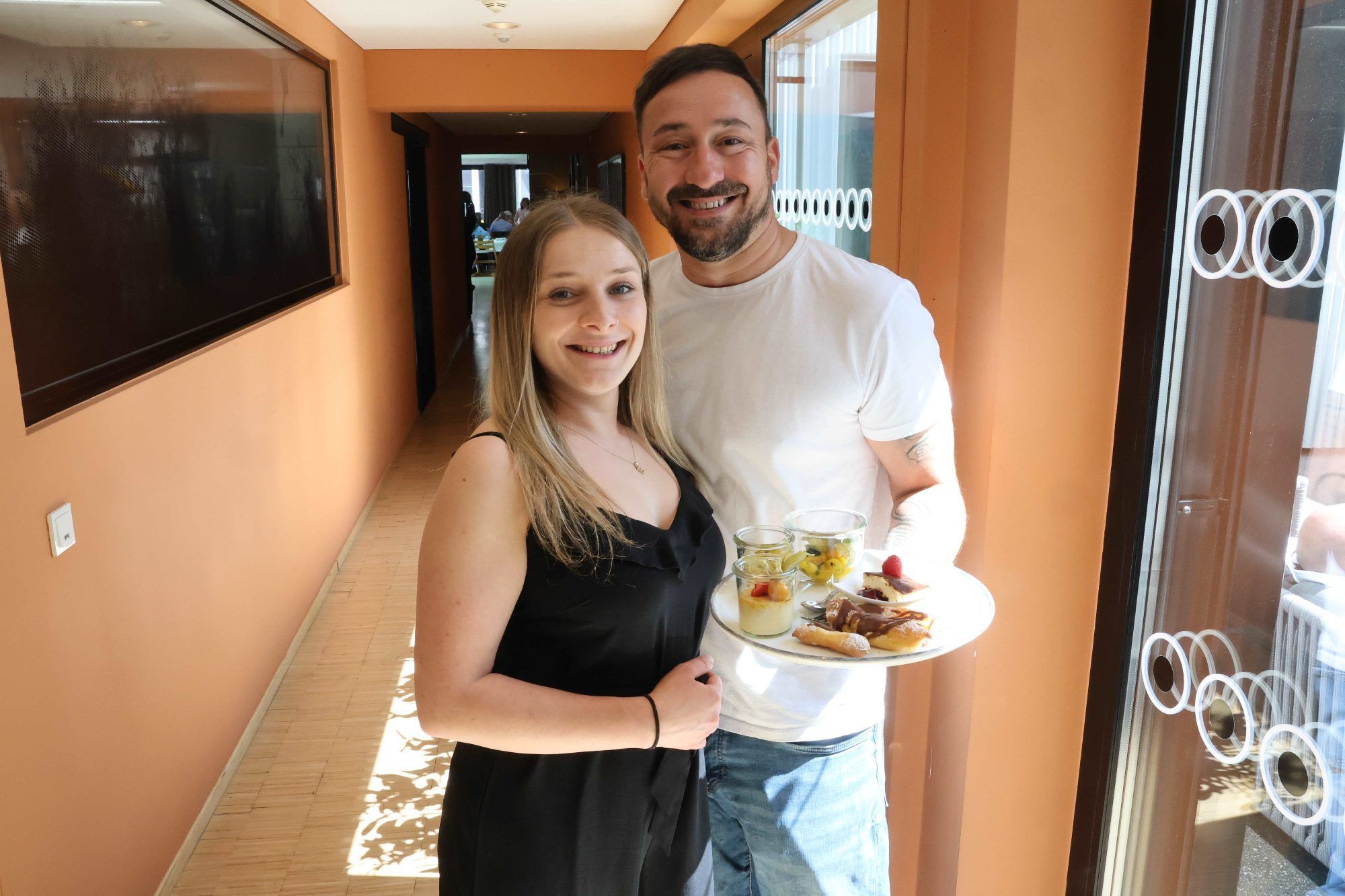Shannen Schwarz und Elvedin Cehic.