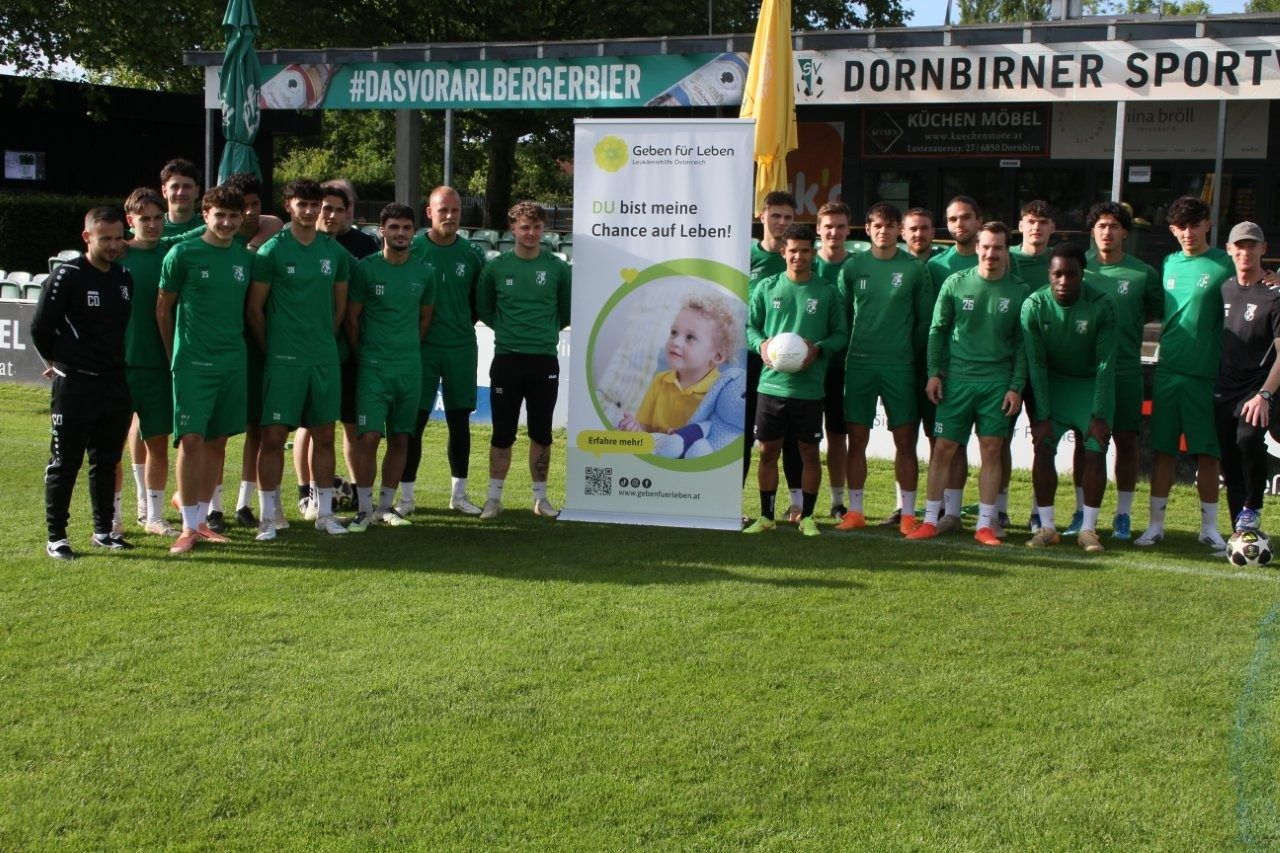 Die Kaderspieler vom Dornbirner SV ließen sich typisieren.