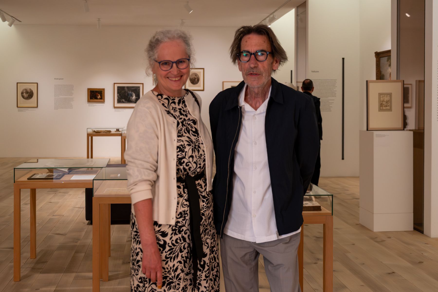 Obfrau Stellvertreterin Annelies Nigsch und Michael Hirtenfelder freuen sich über die gelungene Ausstellung