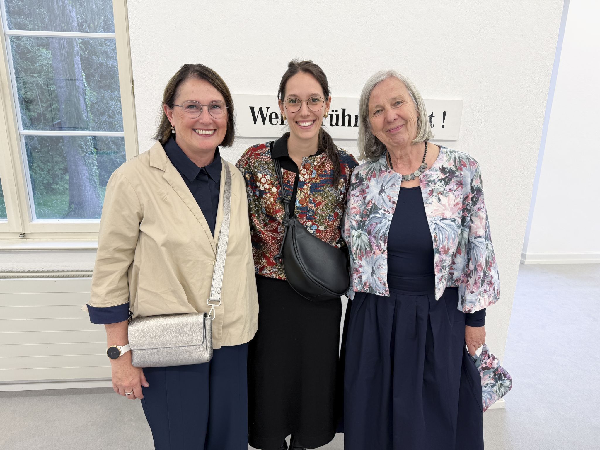 Herta, Aurelia und Ruth Kathan genossen den Abend