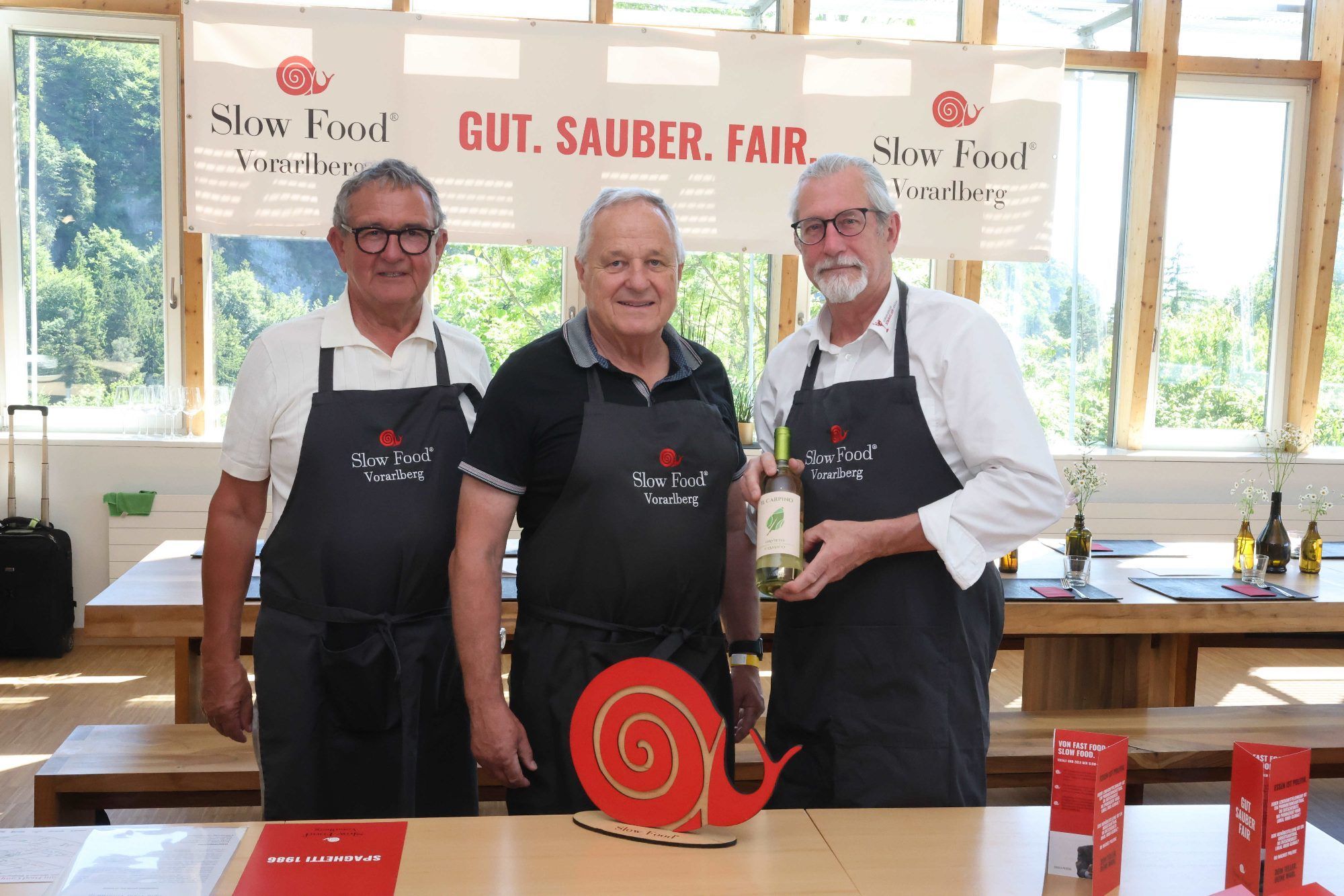 Herlmut Khüny, Franz Egele und Peter Stöger vom