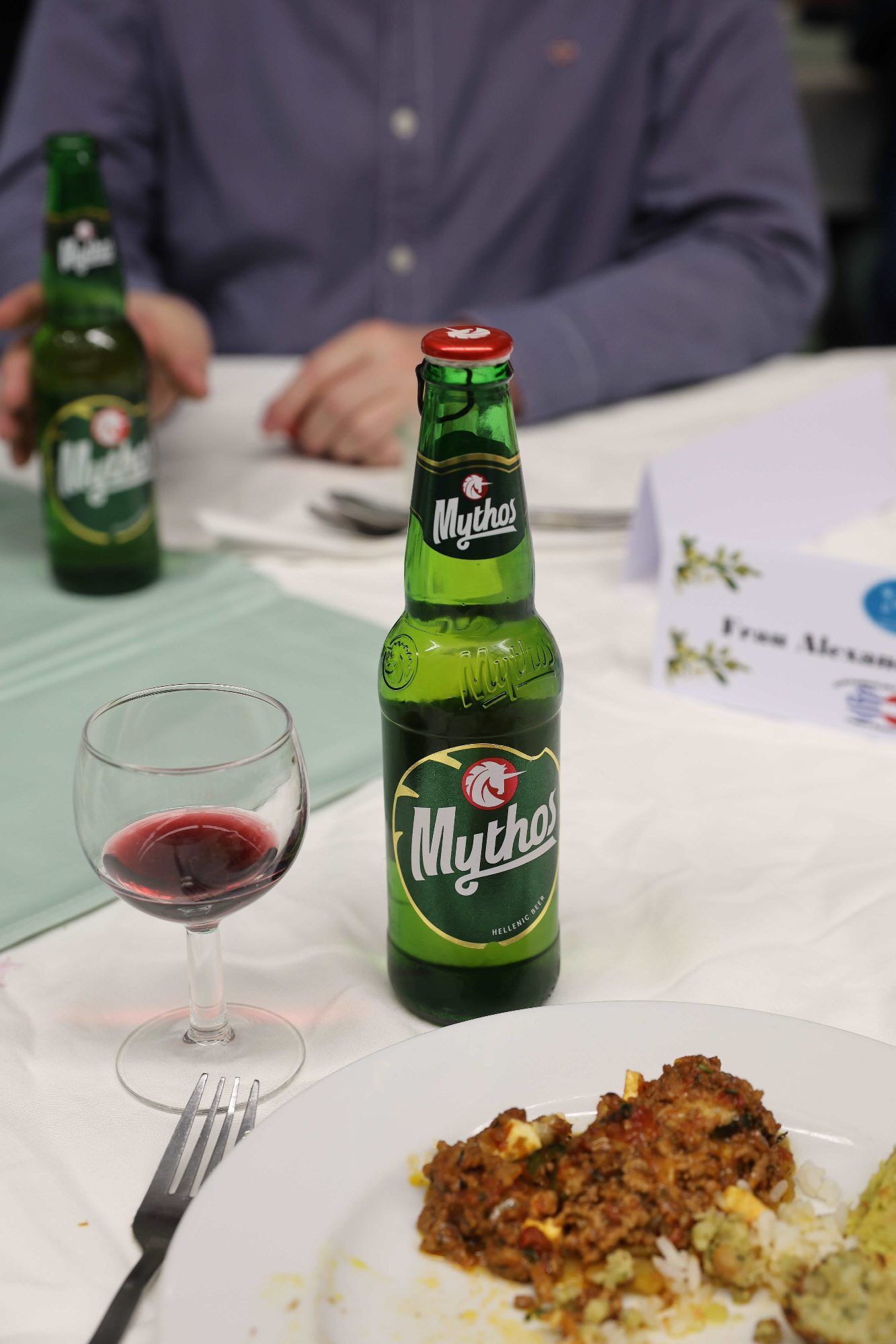 Stilgerecht die Bierauswahl.