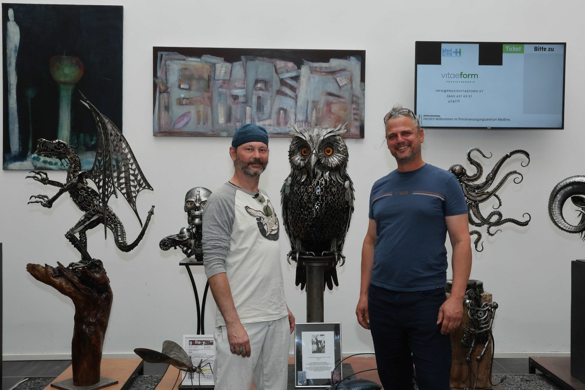 Wolfi Strampel (Pro Kontra) und Bernd Börni.