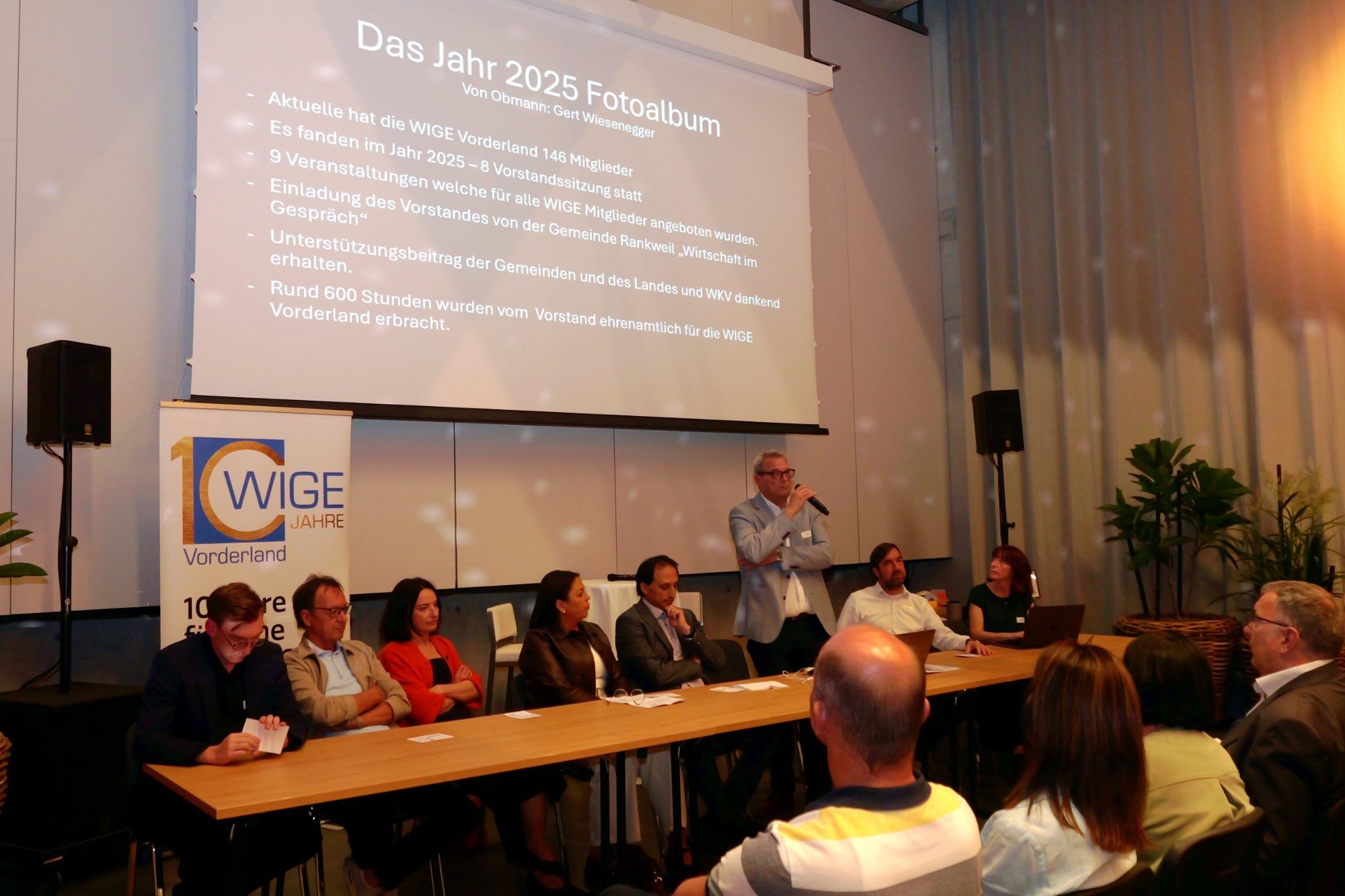 Auf der Generalversammlung ließ der Vorstand das Vorjahr Revue passieren.
