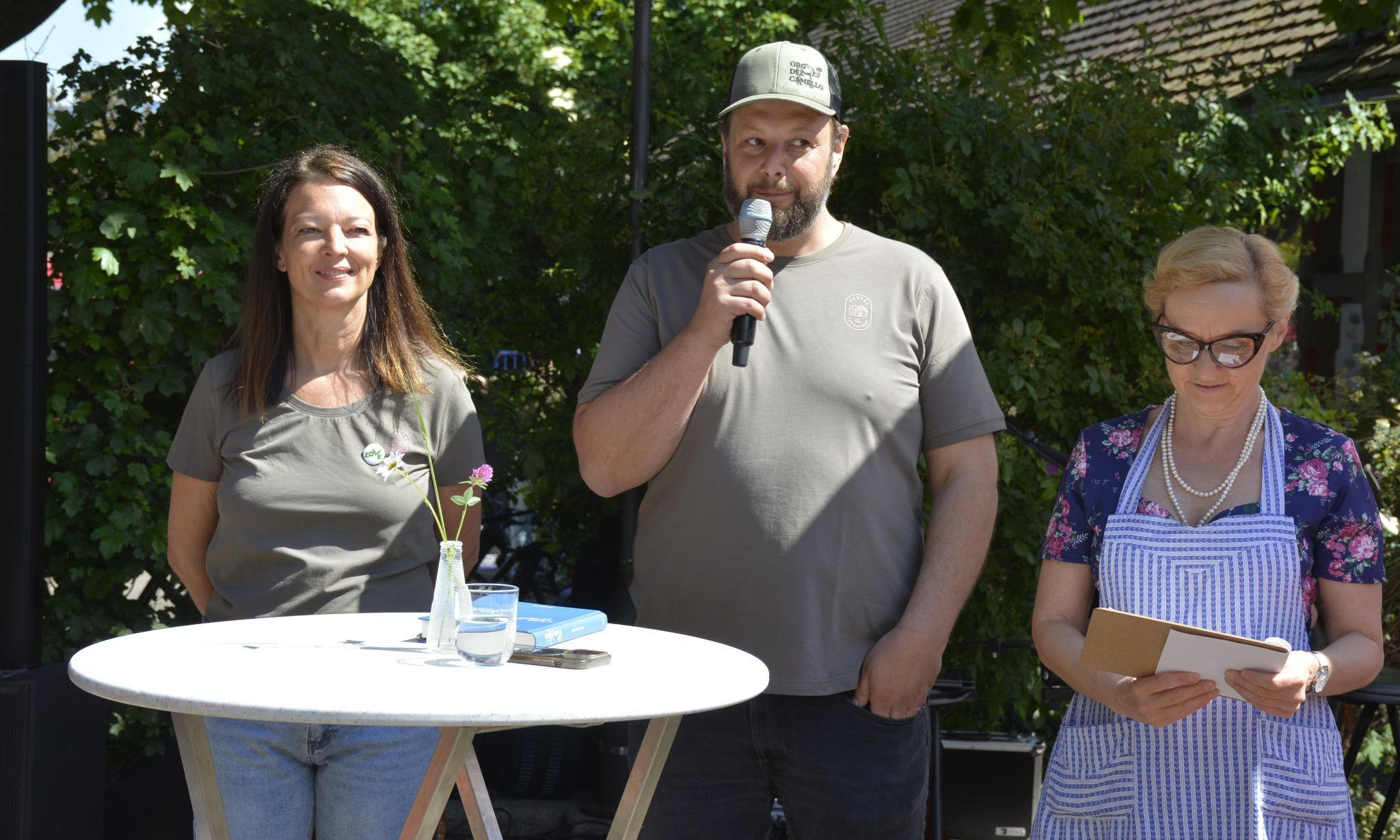 Andrea Petermann, Matthias Lins und Heike Montiperle